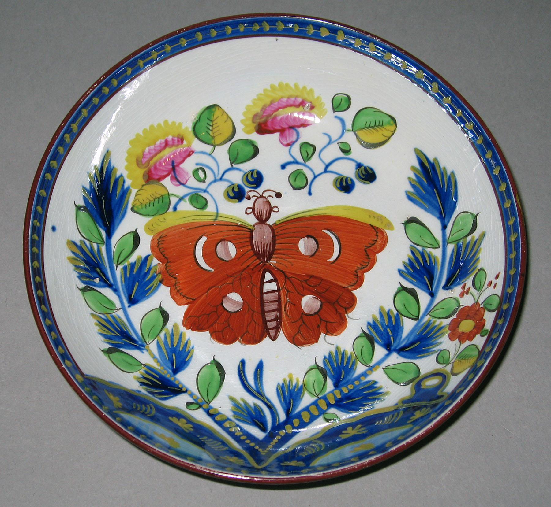 1964.1822.001 Butterfly pattern saucer