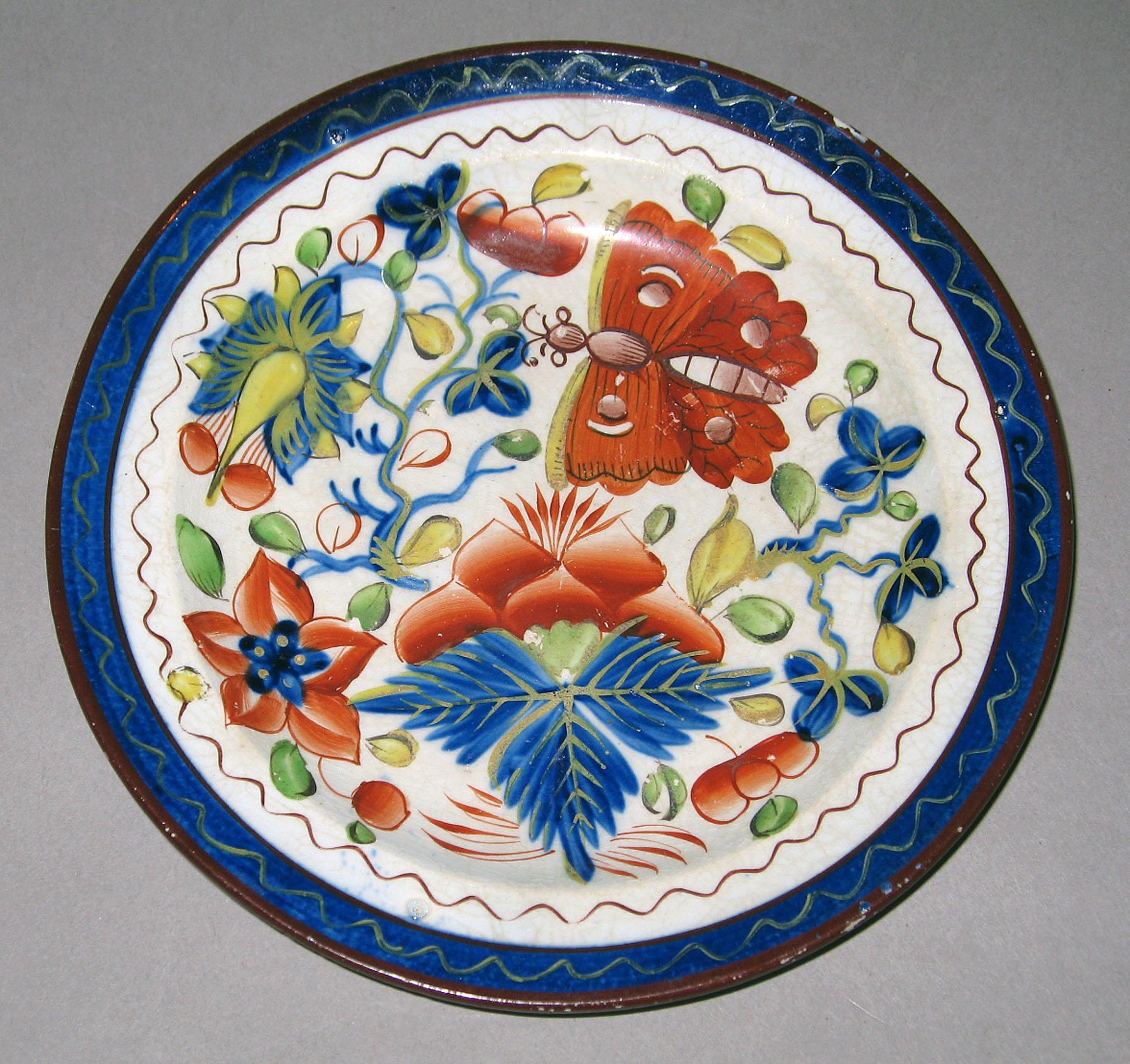 1964.1825 Butterfly pattern plate