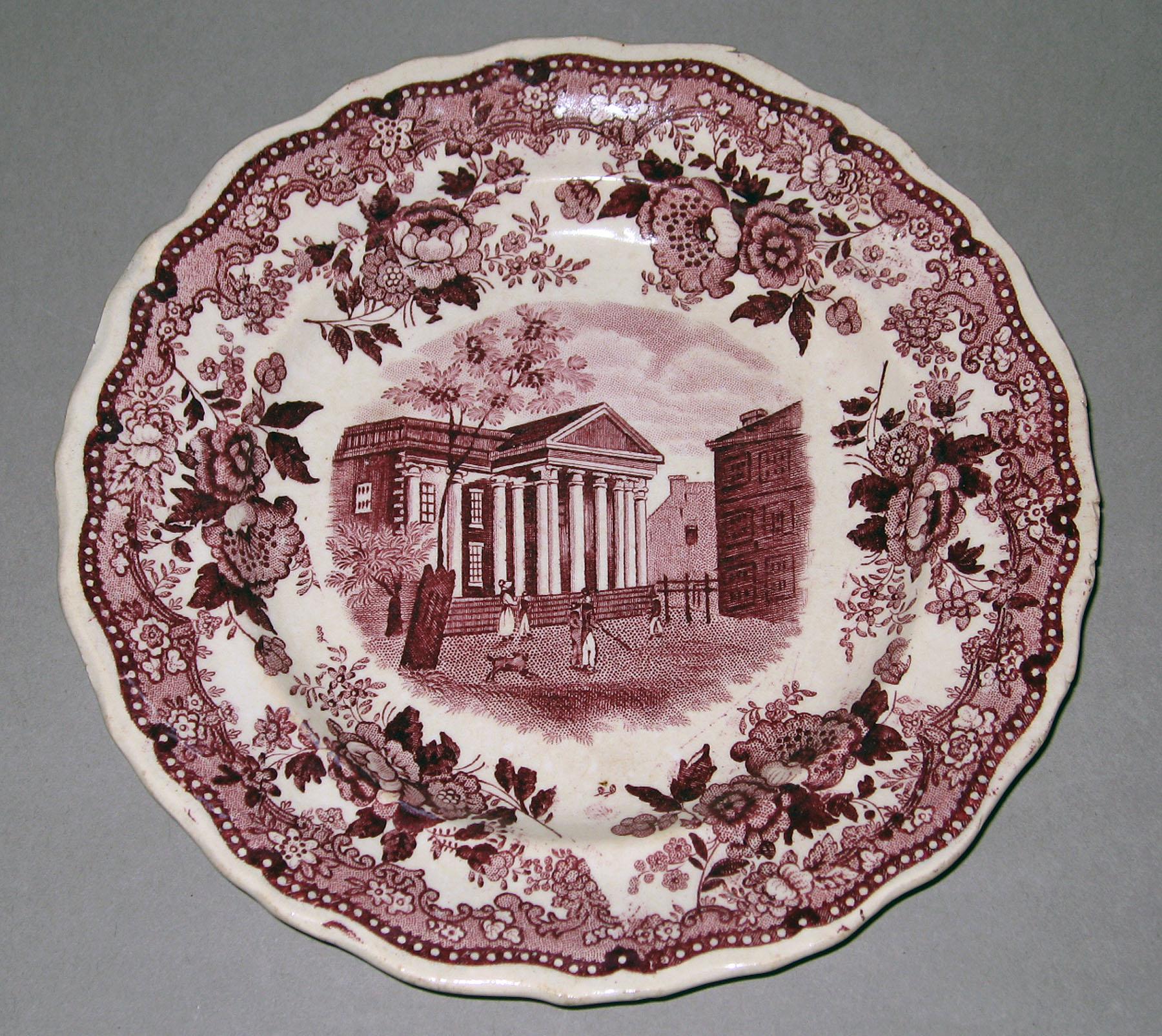 1964.1830.002 Earthenware plate