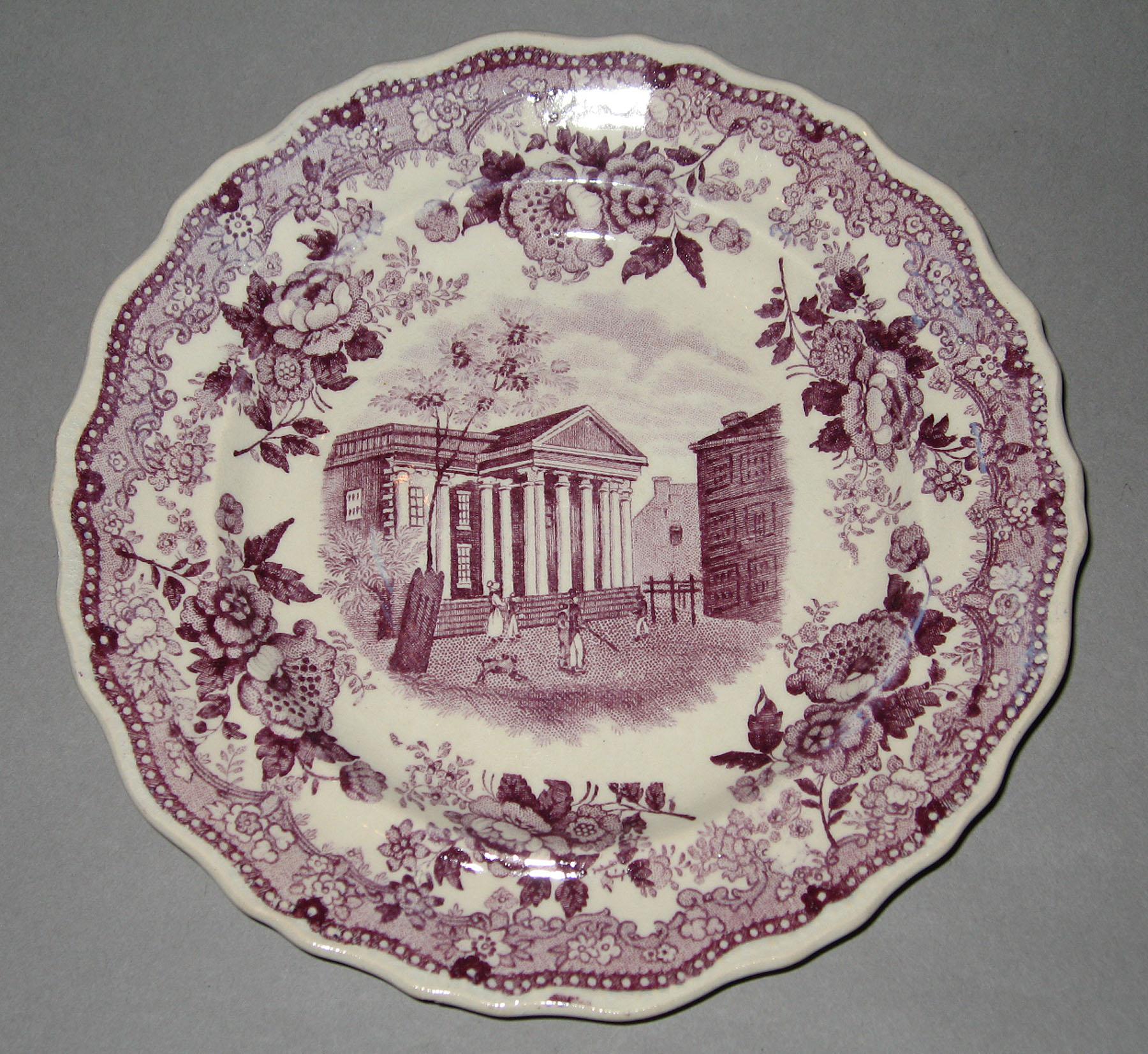1964.1830.004 Jacksons Earthenware plate