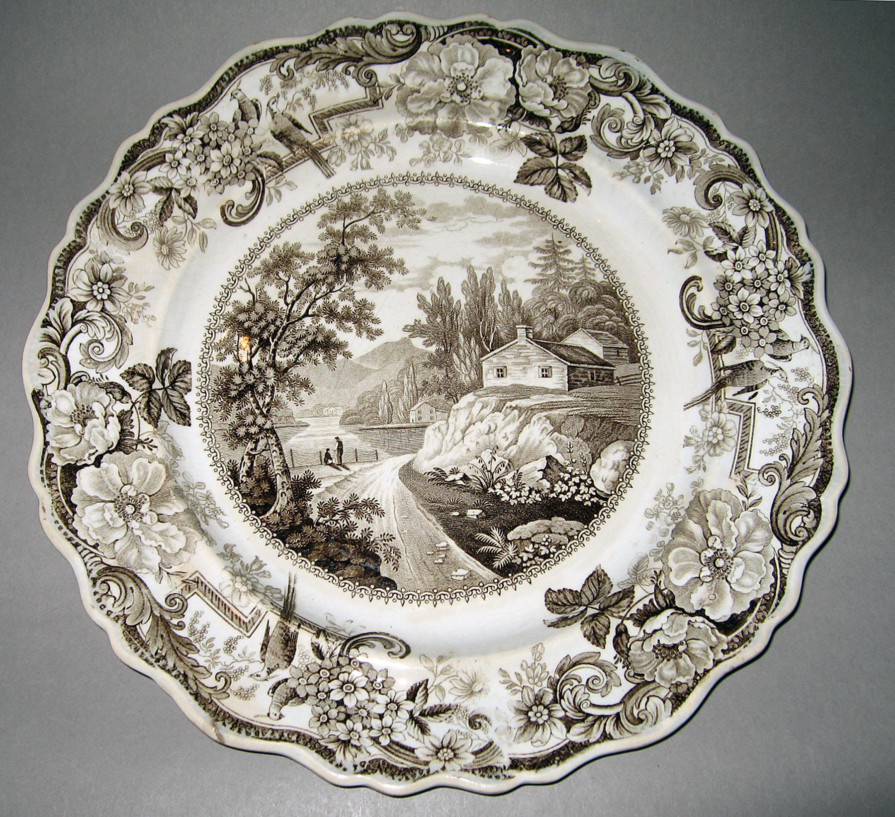 1964.1831 Clews Earthenware plate