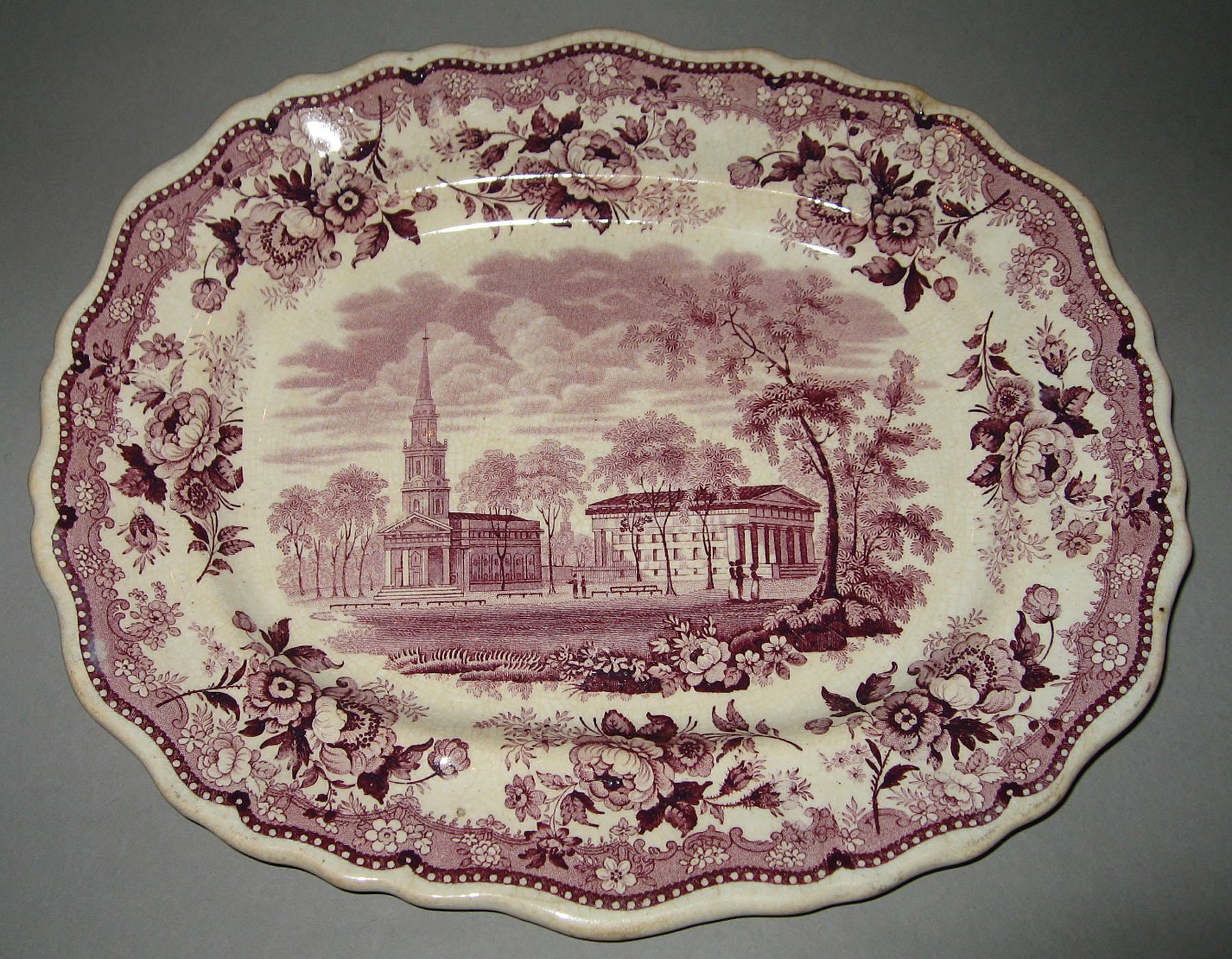 1964.1834 Jacksons Earthenware Platter