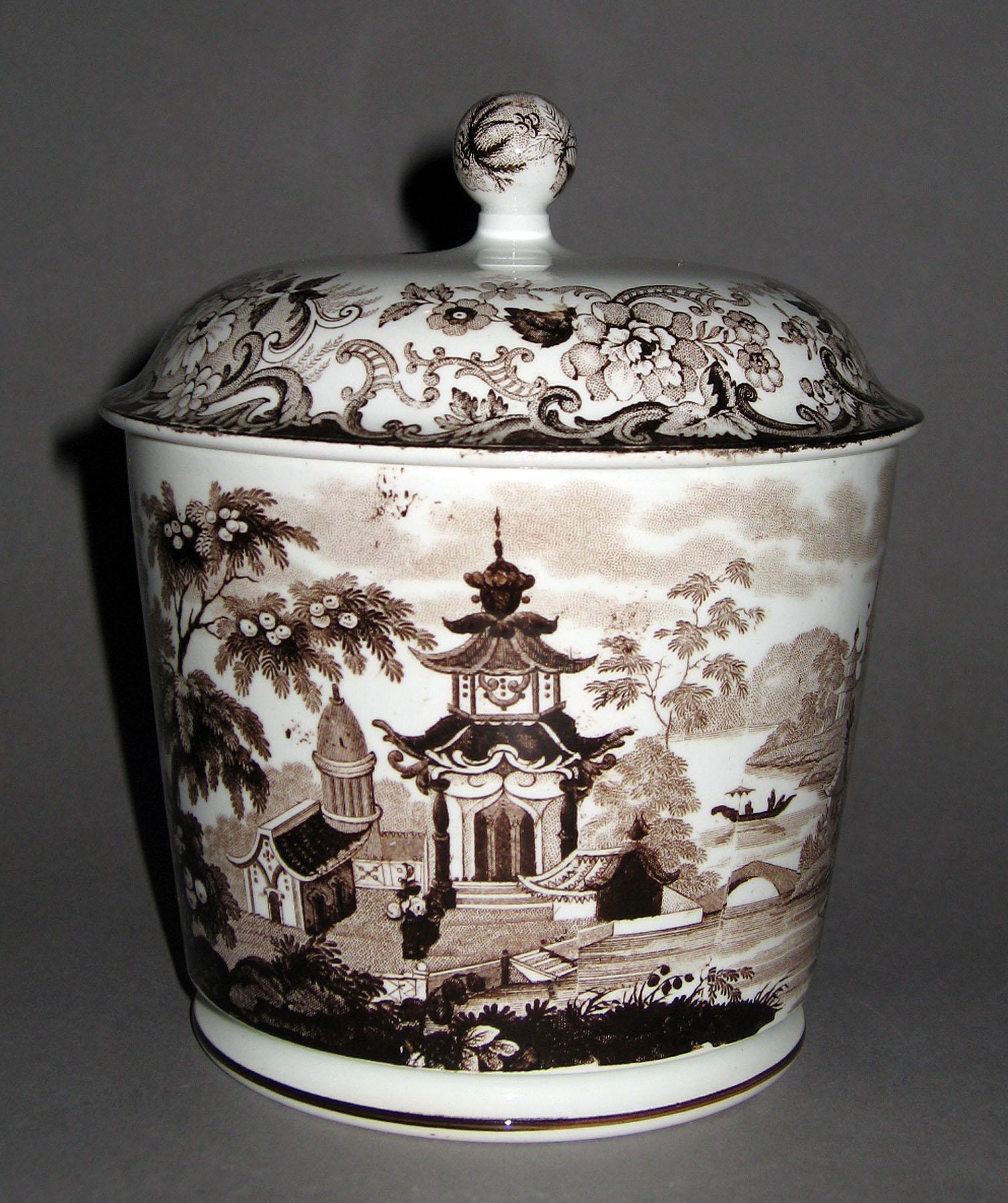 1964.1851 Earthenware covered jar