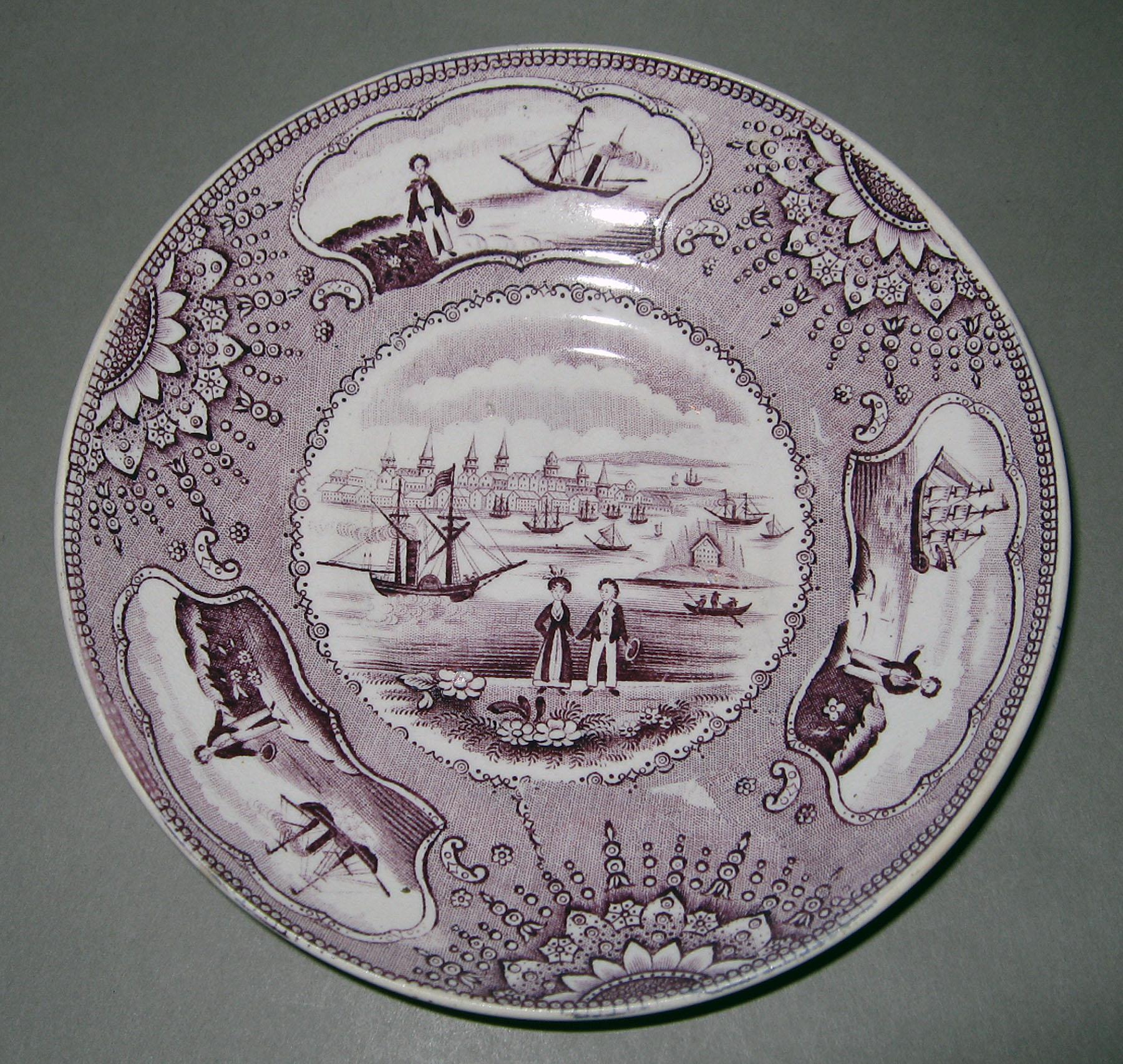1964.1854 B Earthenware saucer
