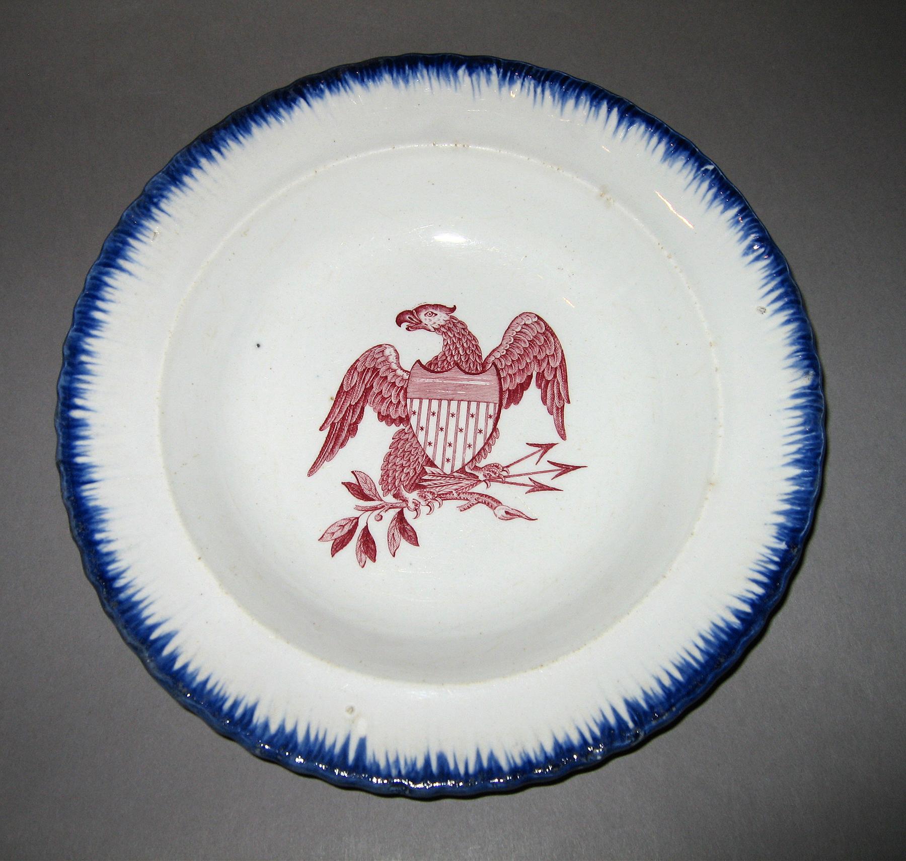 1964.1859.002 Transfer printed soup plate