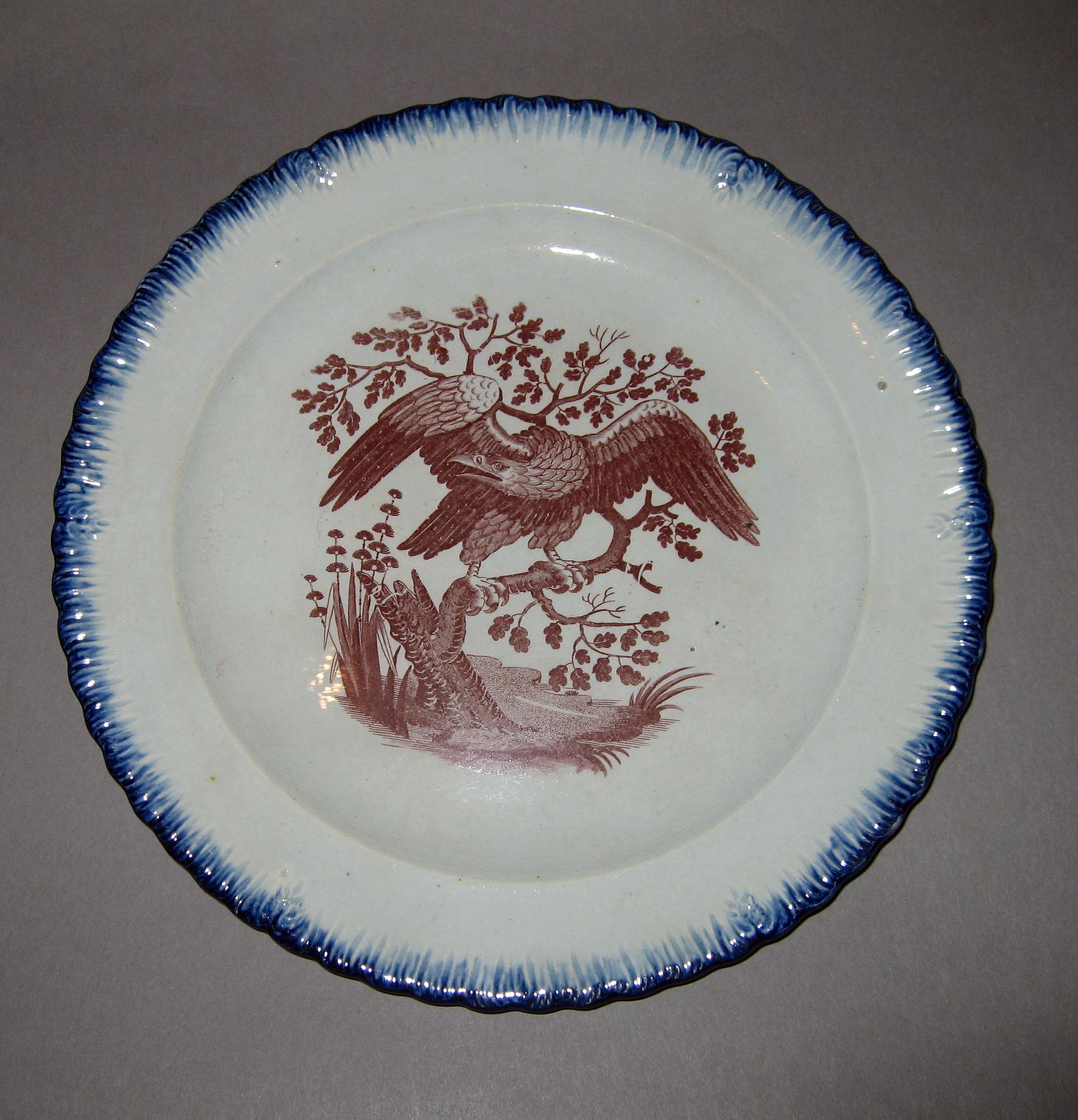 1964.1860 Transfer printed plate