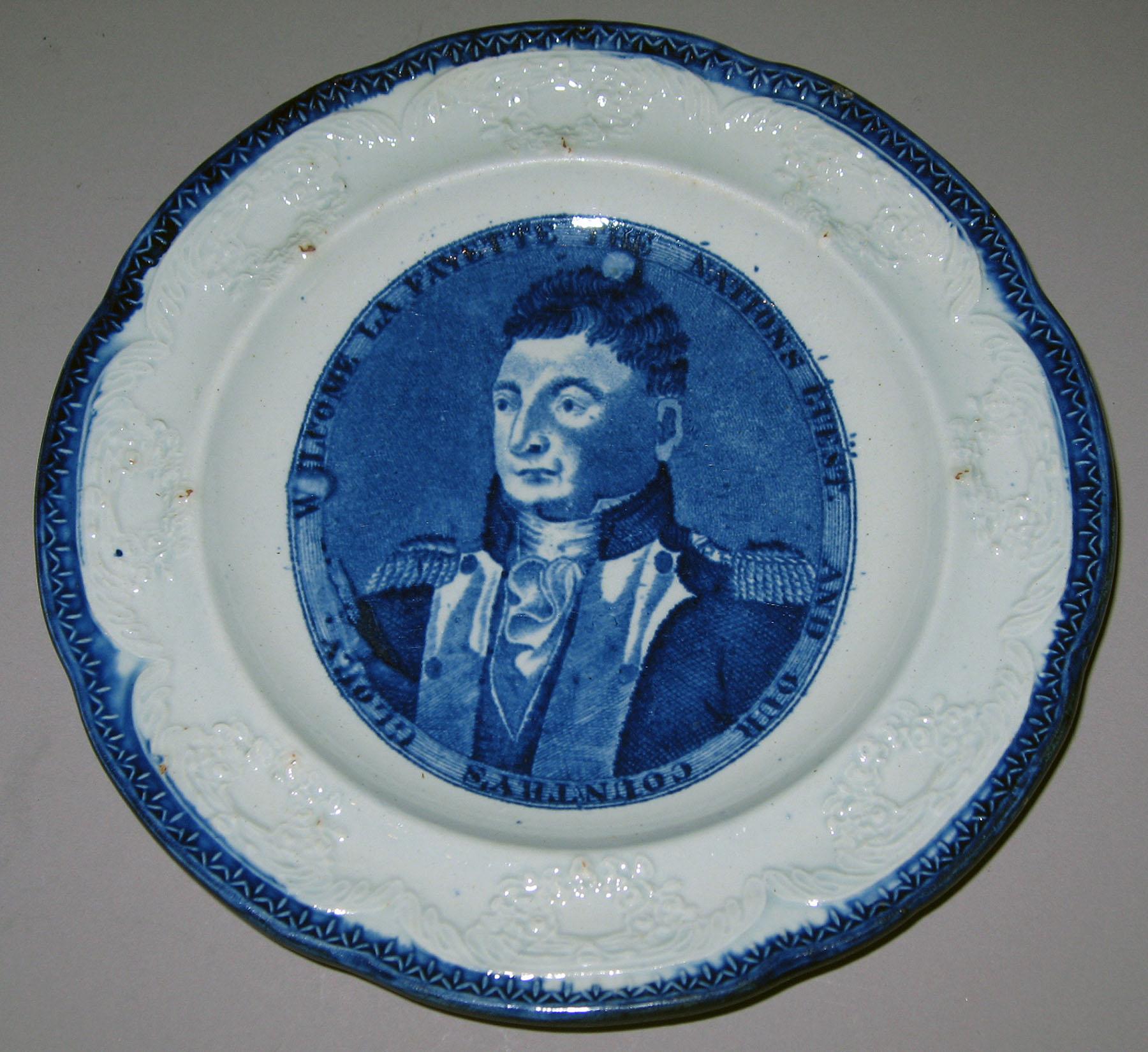1964.1862 Pearlware plate
