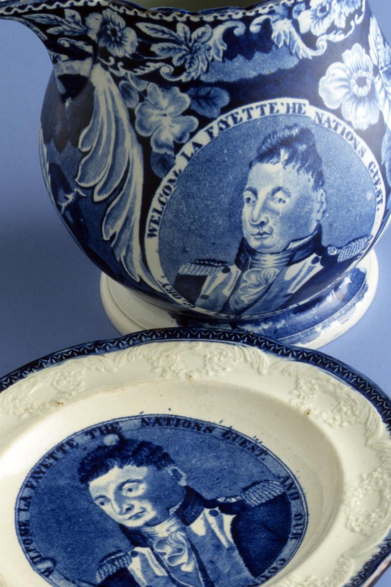 1958.2213, 1964.1862 Pitcher and plate