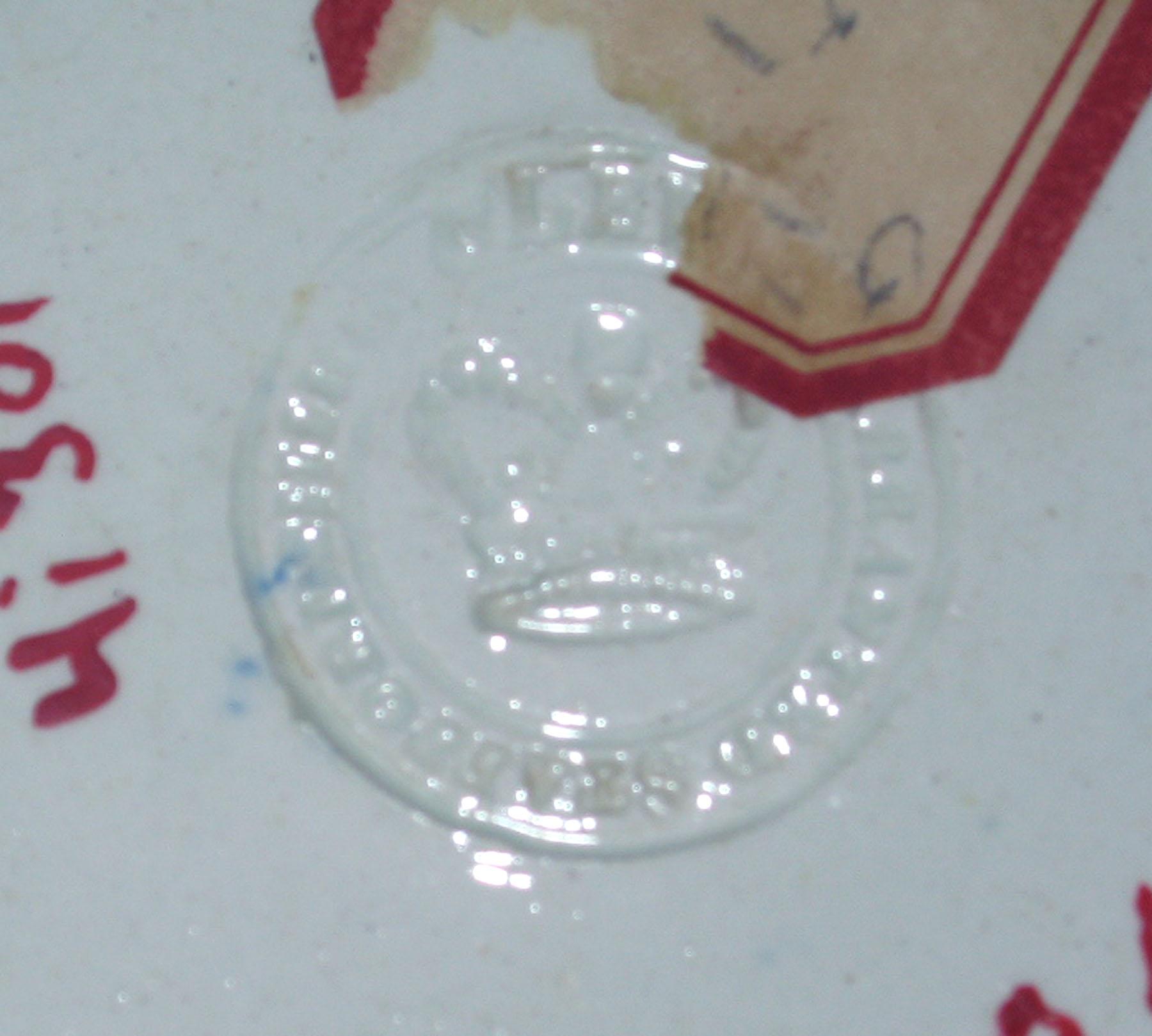 1964.1863 Pearlware cup plate, detail