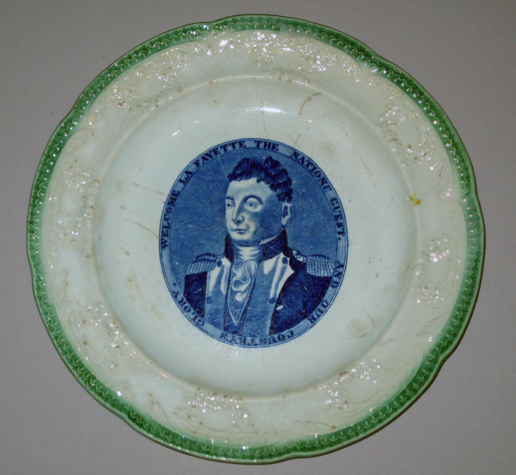 1964.1864 Clews pearlware plate