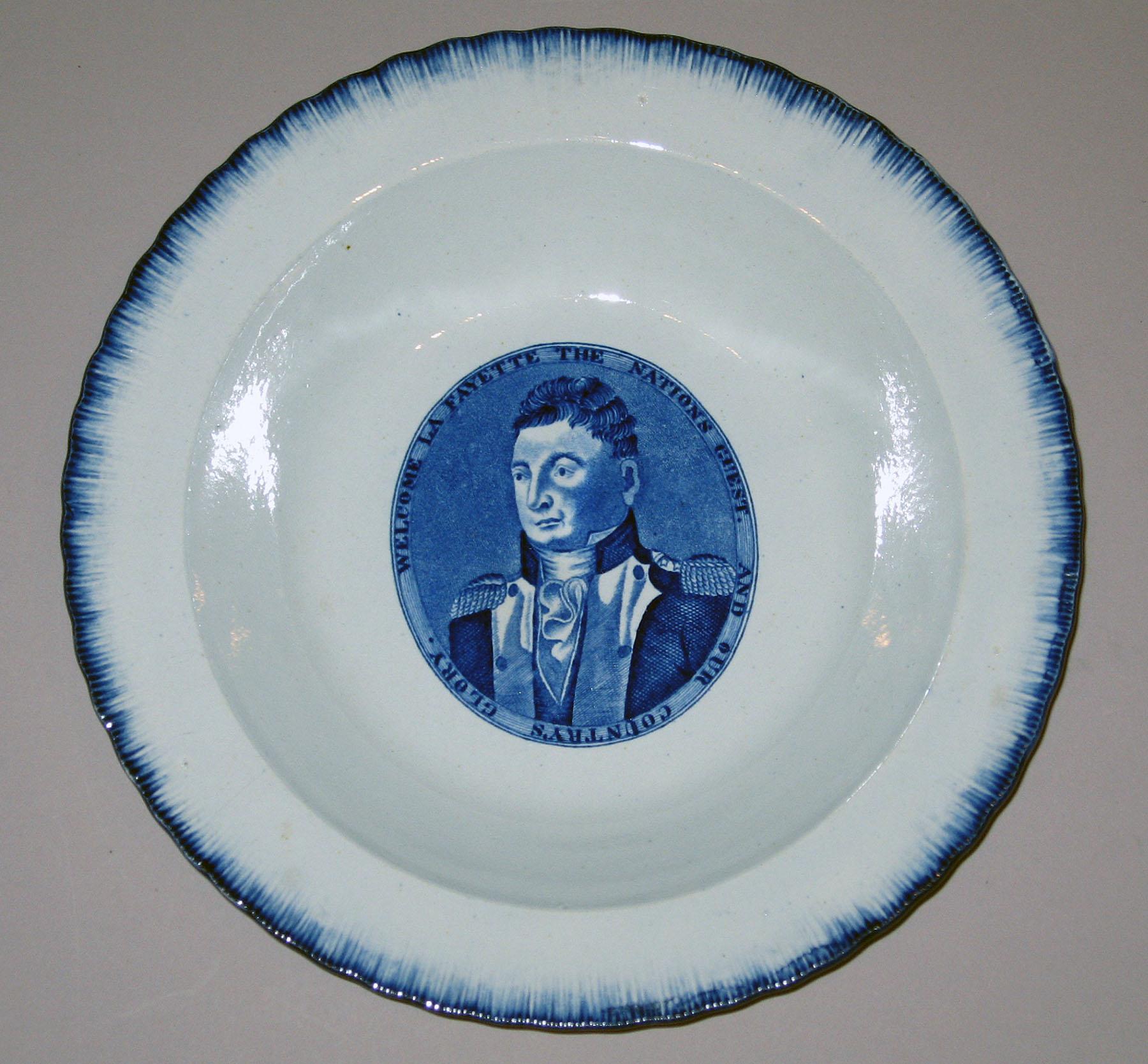 1964.1867 Clews Pearlware Soup Plate