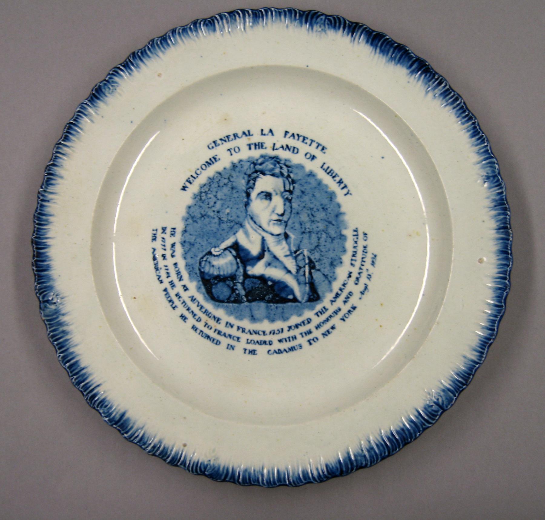 1964.1868.006 Lafayette plate