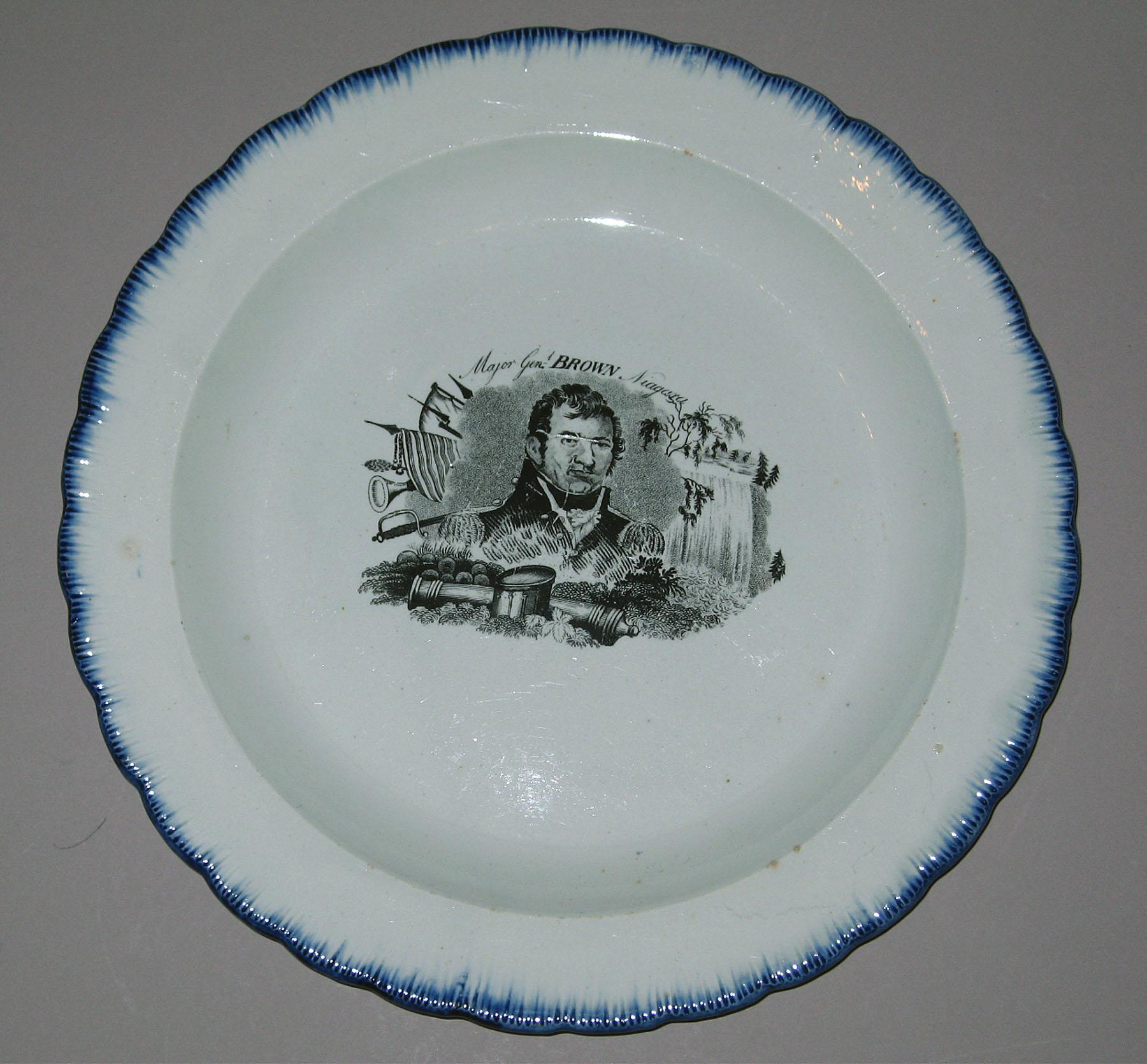 1964.1873 Pearlware plate