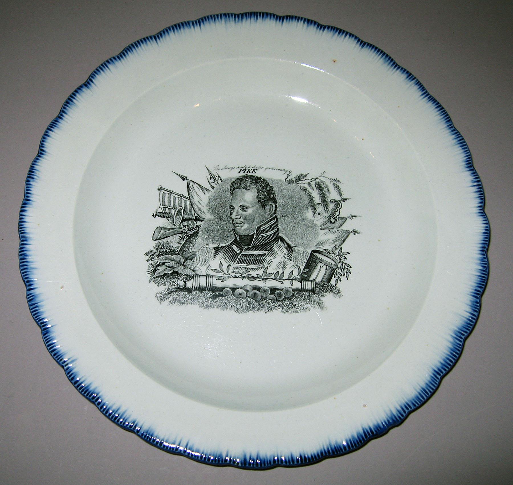 1964.1875 Pearlware plate