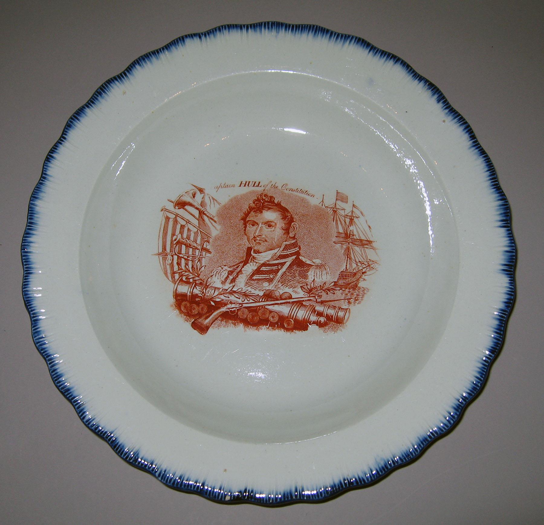 1964.1878 Pearlware soup plate