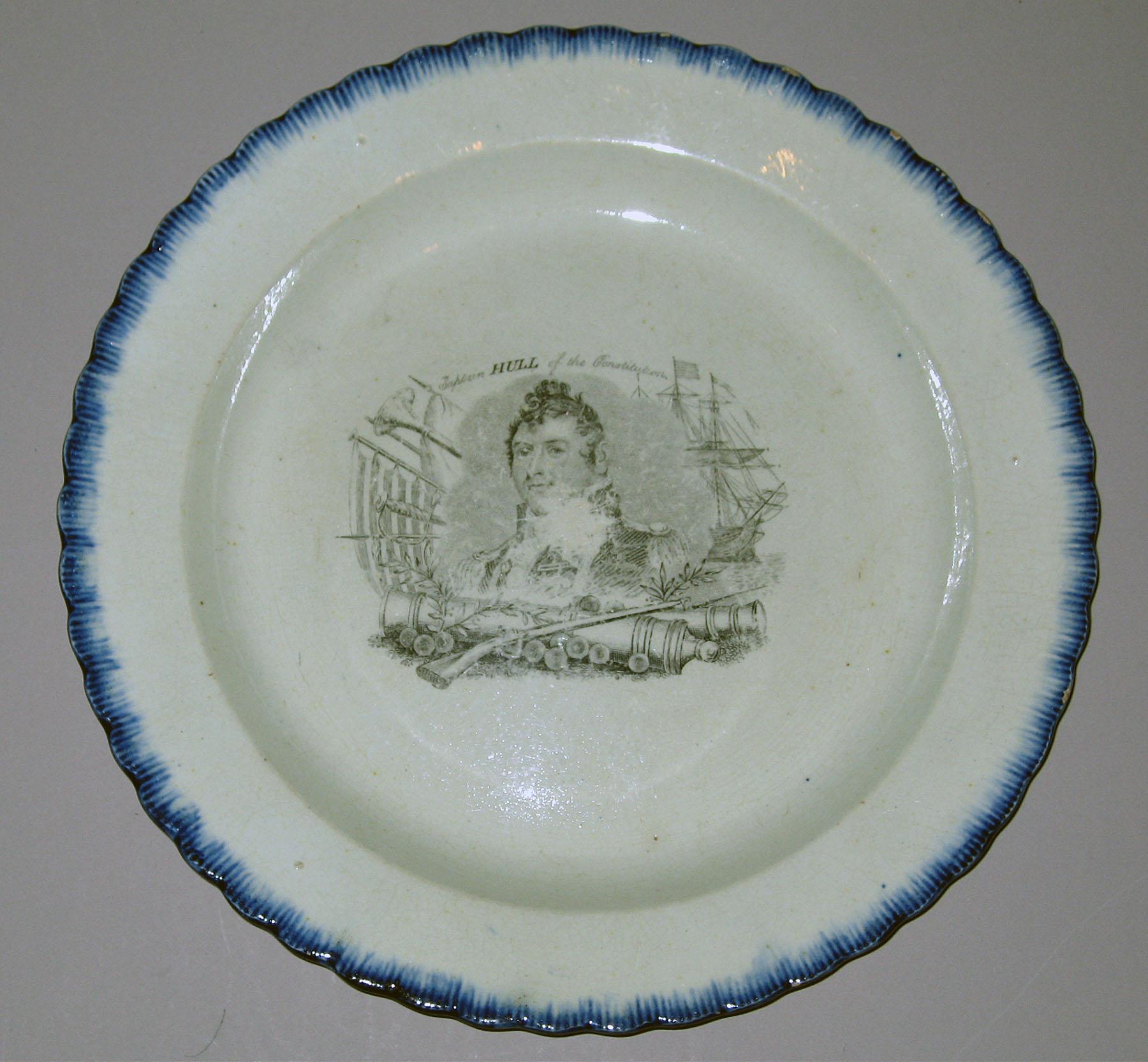 1964.1879 Pearlware plate