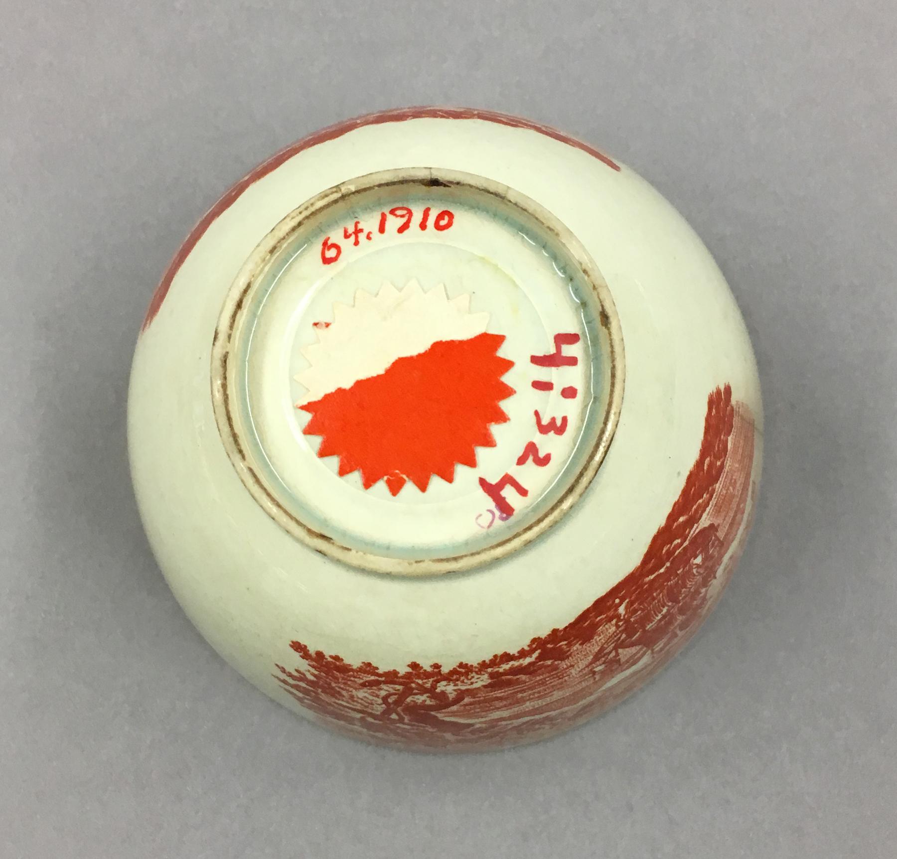 1964.1910 "Cadmus" teabowl, underside