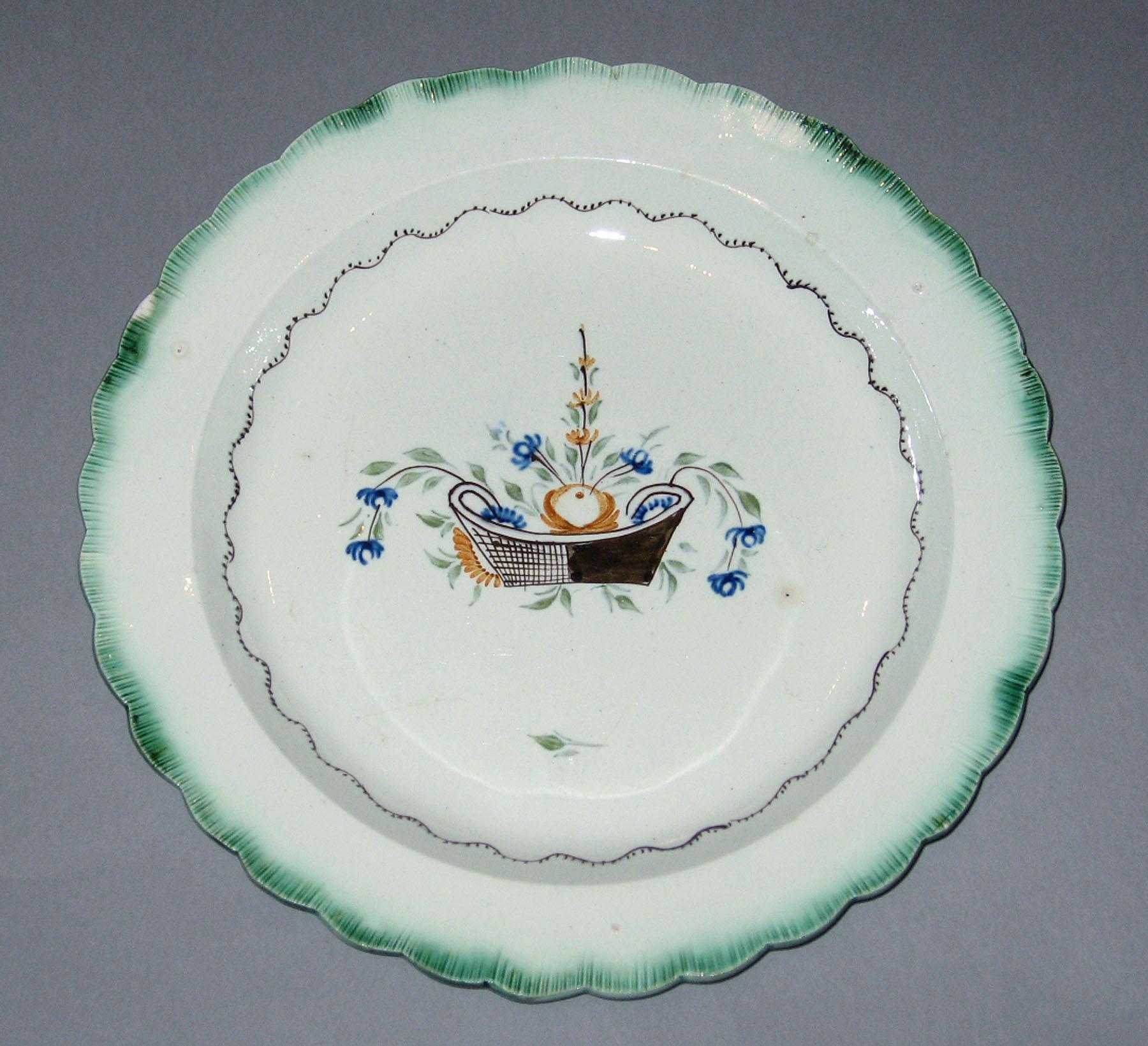 1964.1964 Pearlware plate