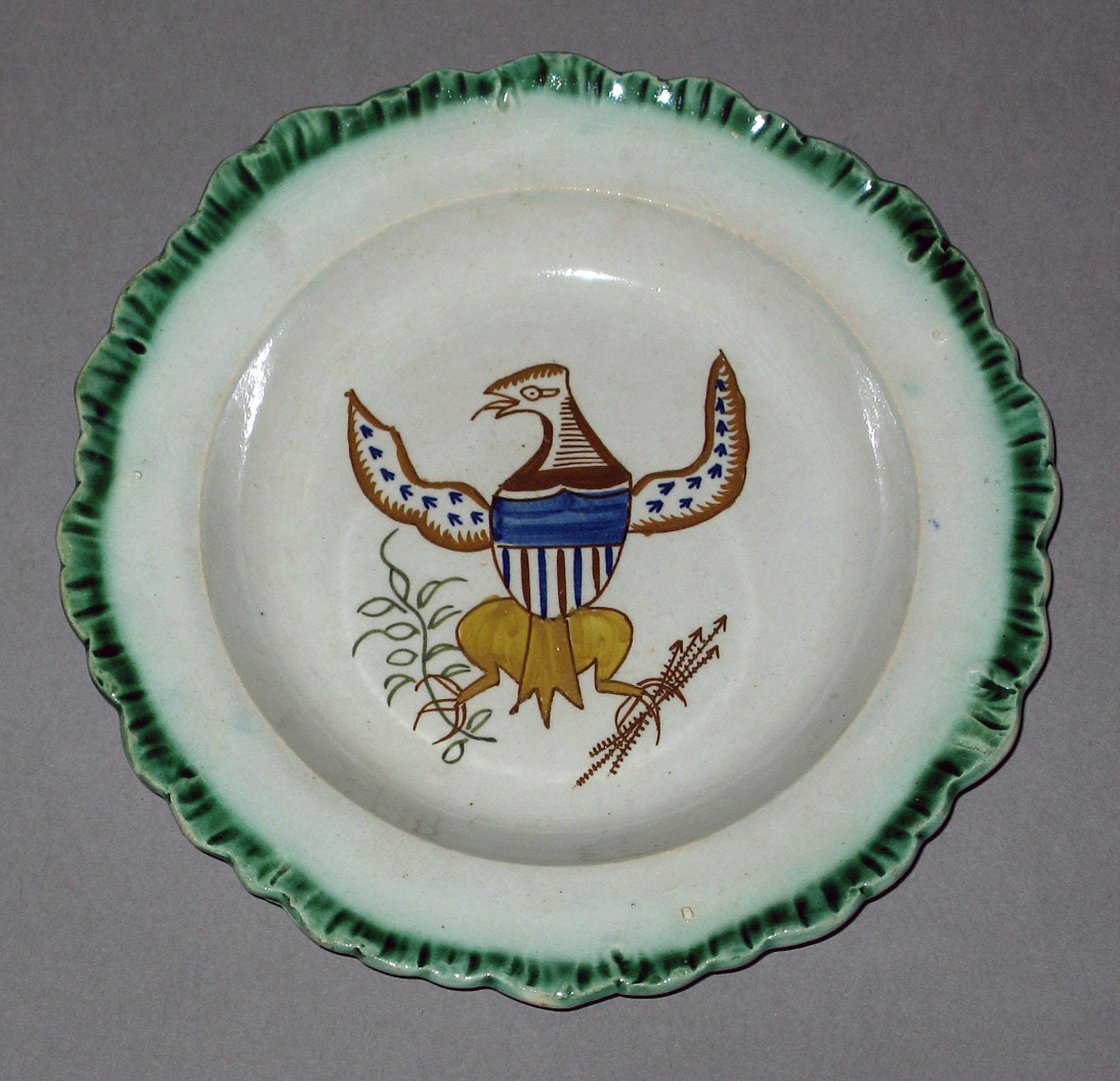 1964.1981 Pearlware cup plate