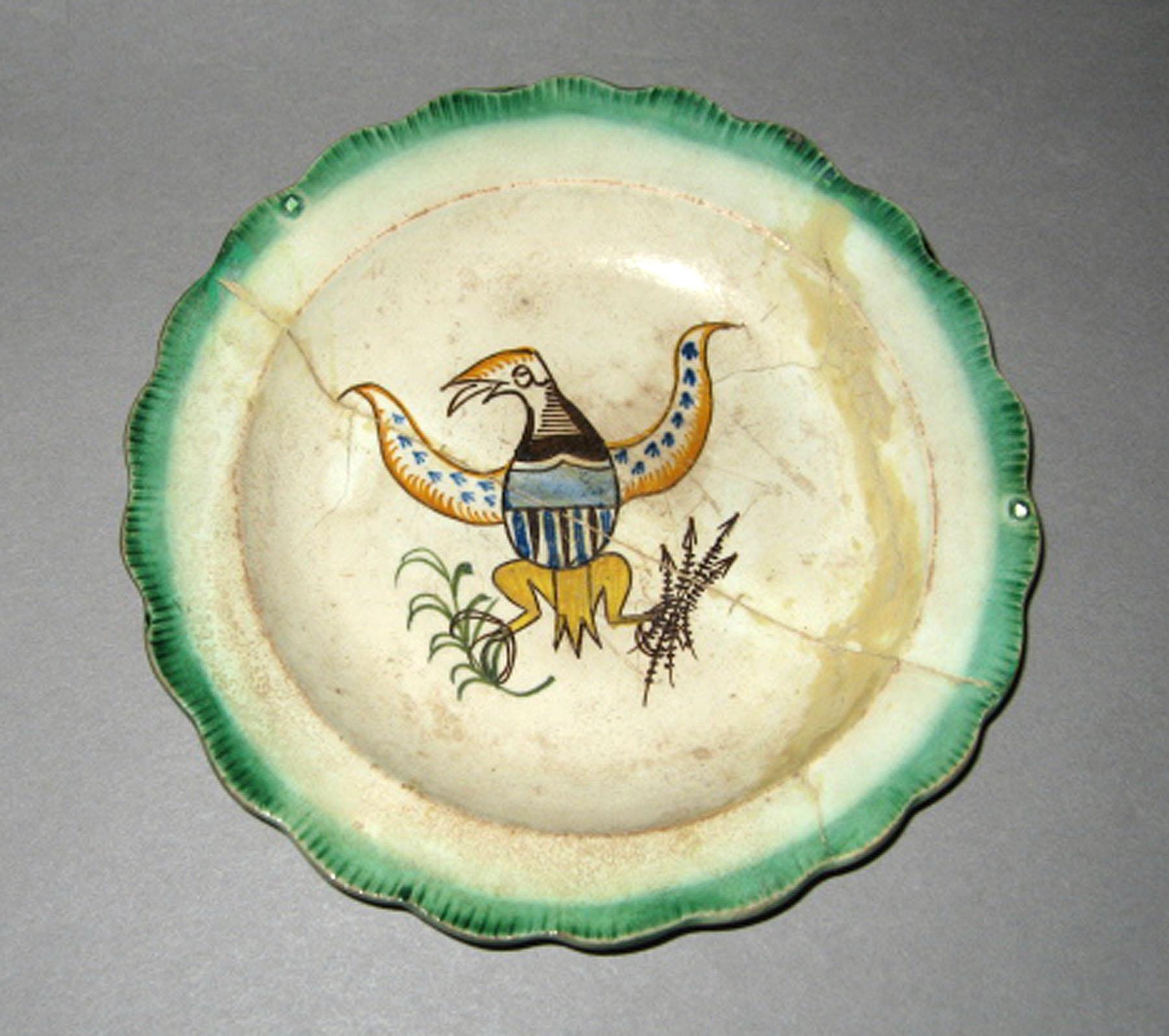 1964.1983 Pearlware plate