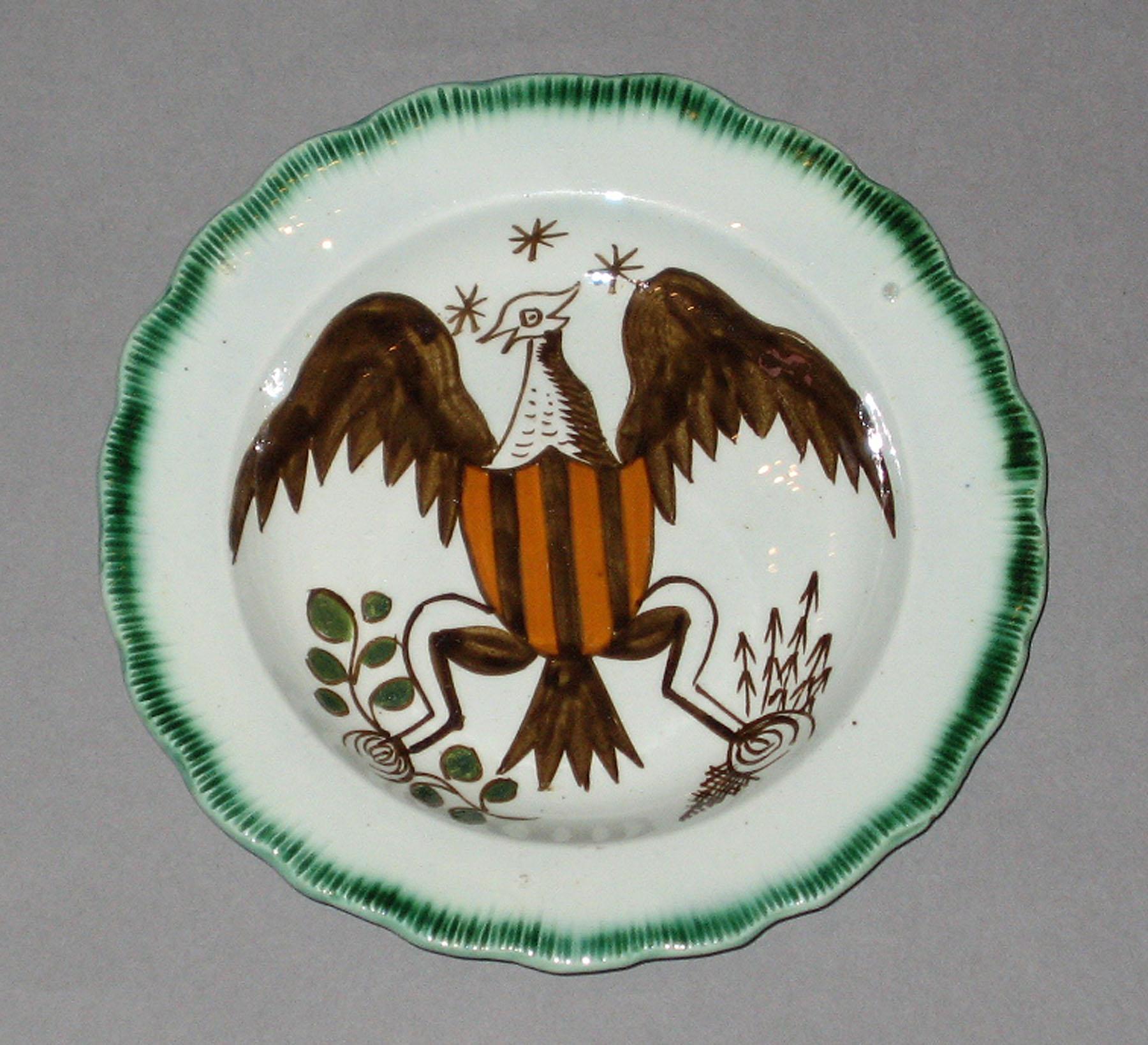 1964.1985 Pearlware plate