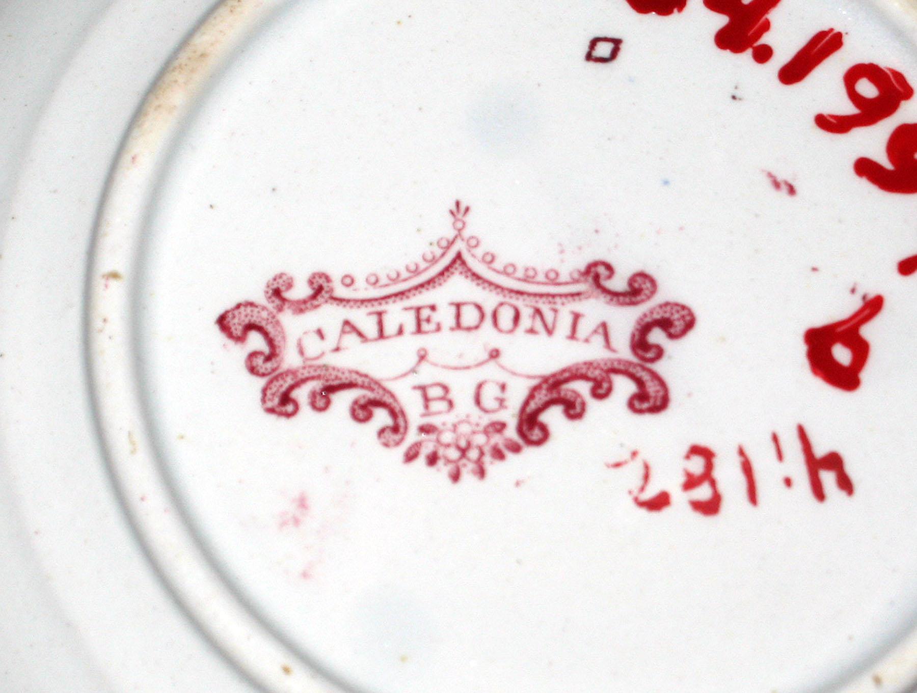 1964.1994 B Earthenware saucer (mark)