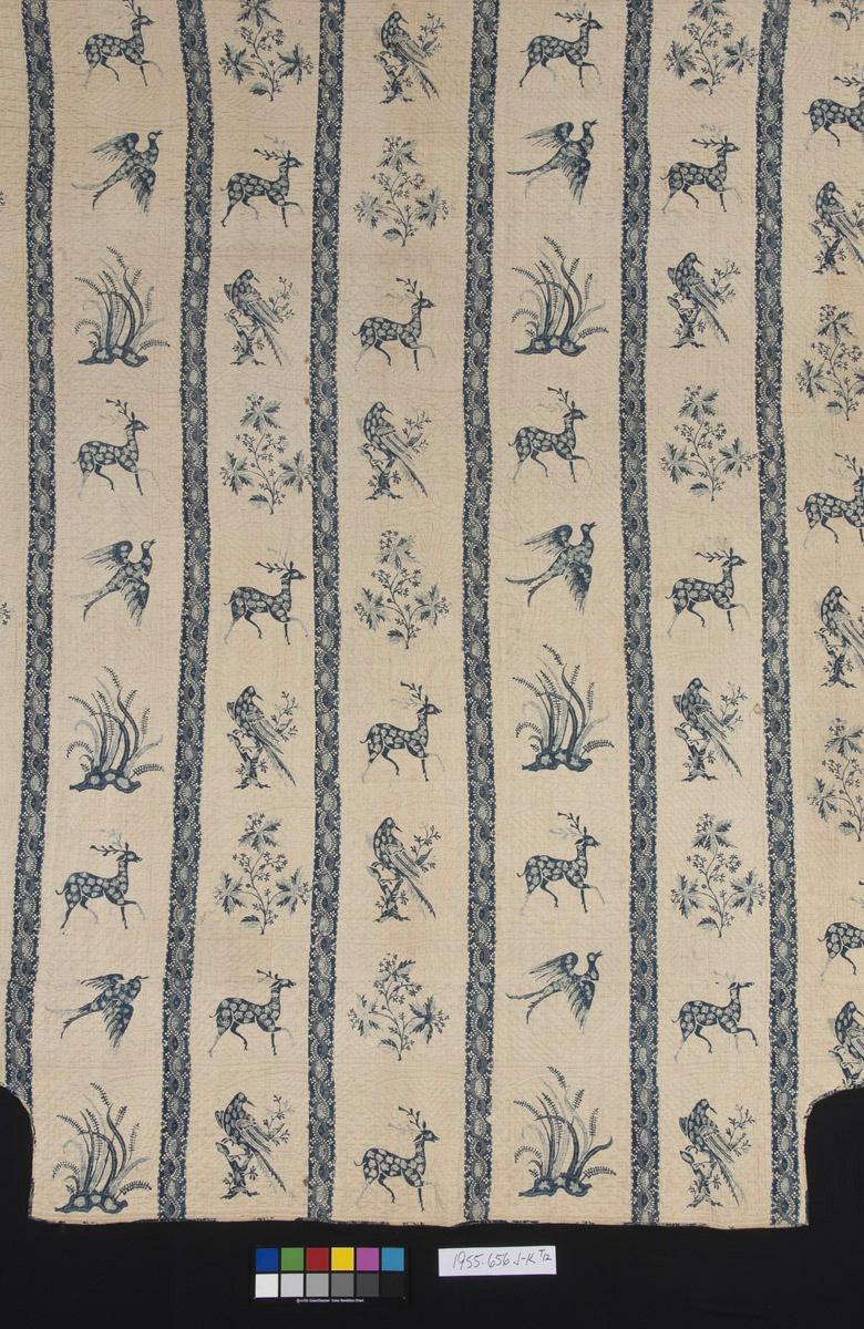 1955.0656 K Quilt, detail 1