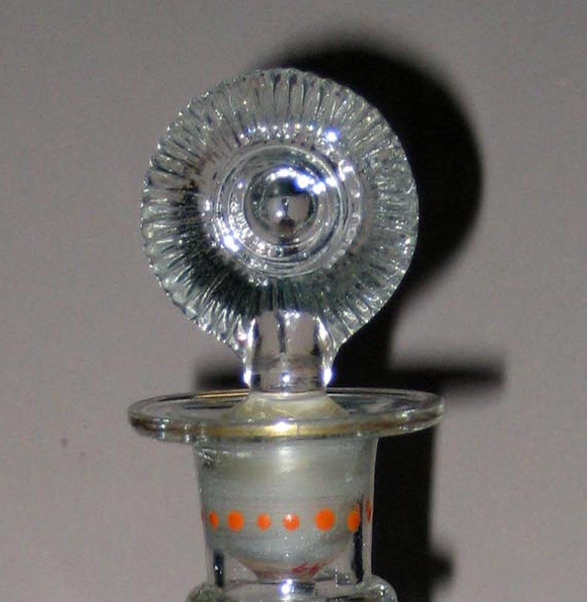 1964.2059 Glass decanter stopper (shown with 1964.2062)