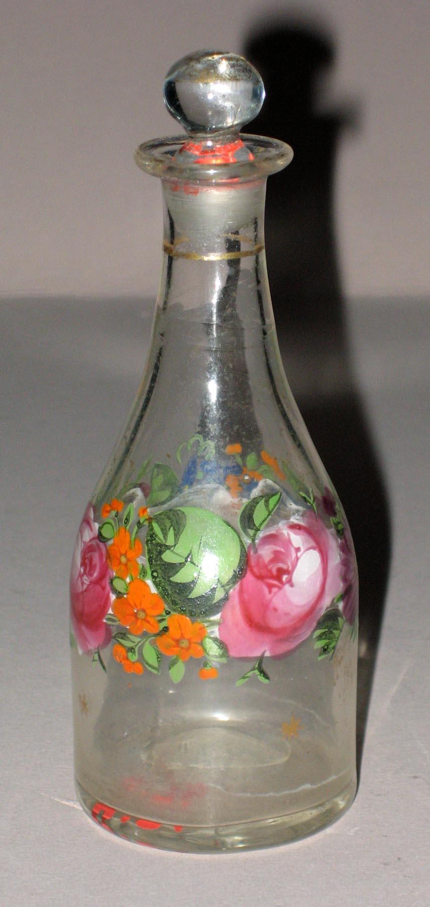 1964.2063 A, B Miniature glass decanter