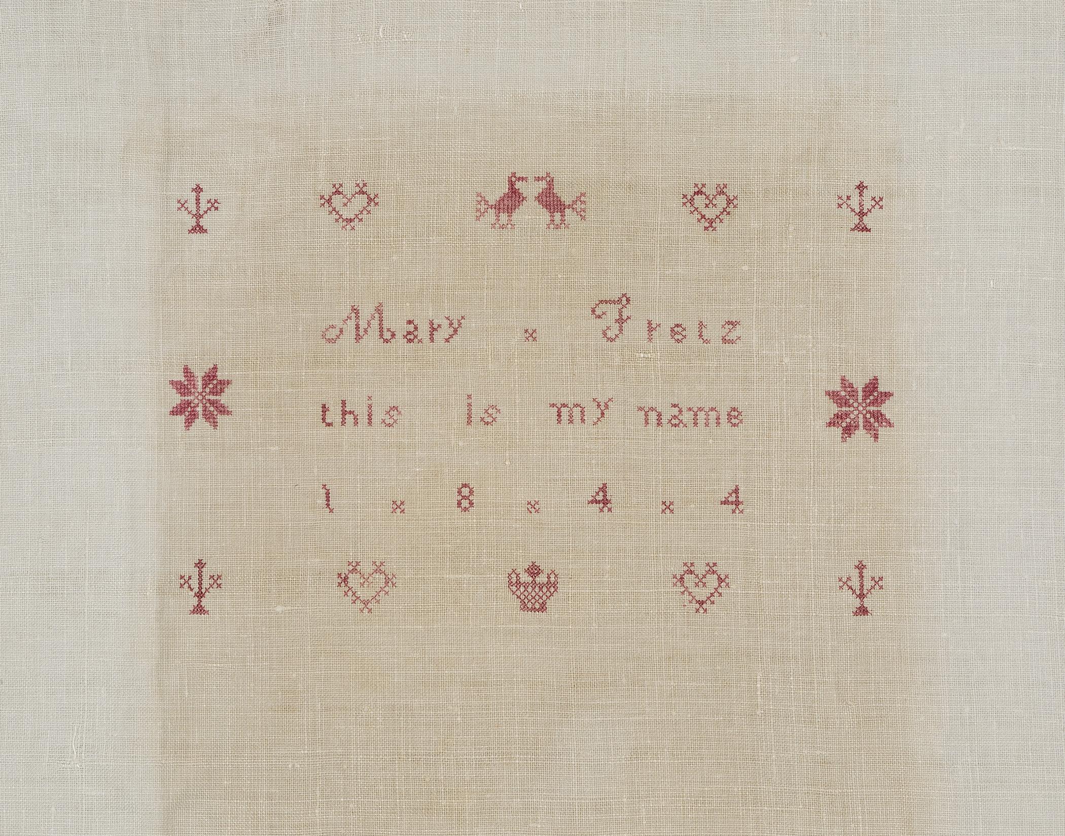 1964.2070 A Bedcover, detail 2