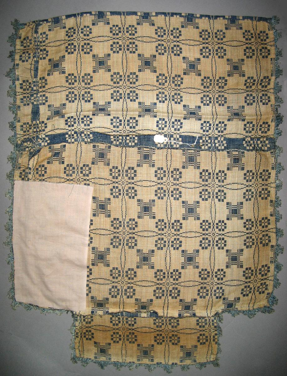 1964.2071 C  Miniature Bed Cover, reverse
