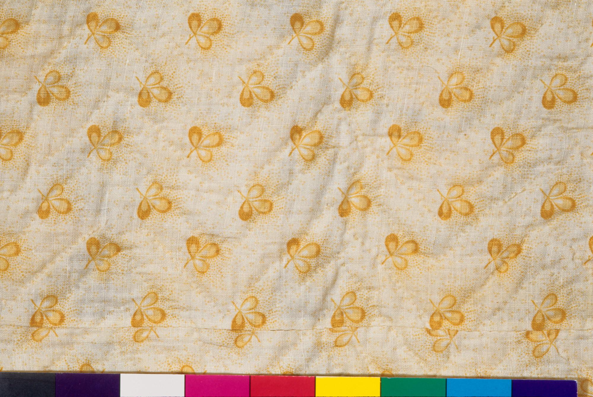 1964.2074 Quilt, Miniature Doll Quilt (reverse)