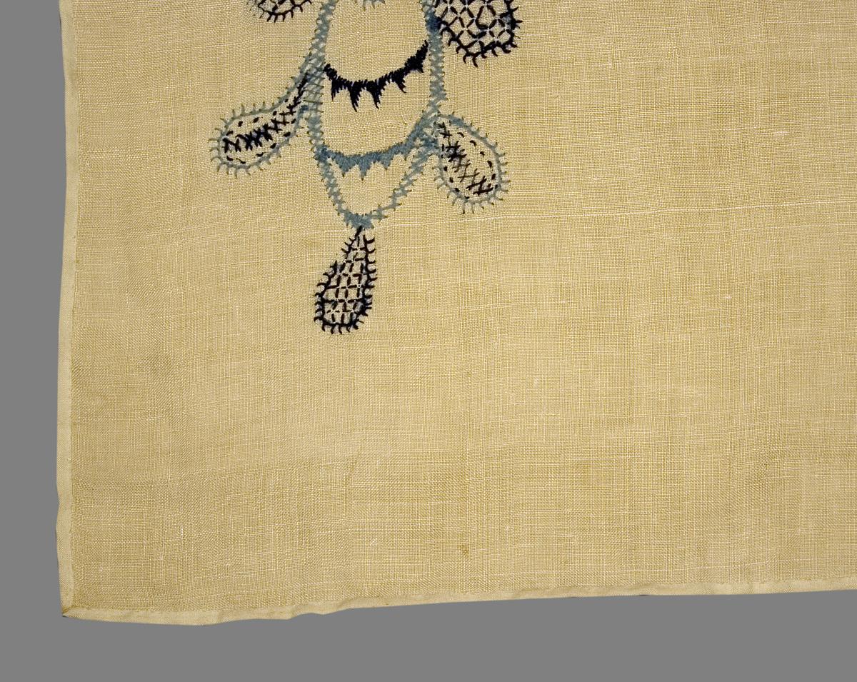 1955.0658 A Bed Hanging, Side Curtain, Edge Detail