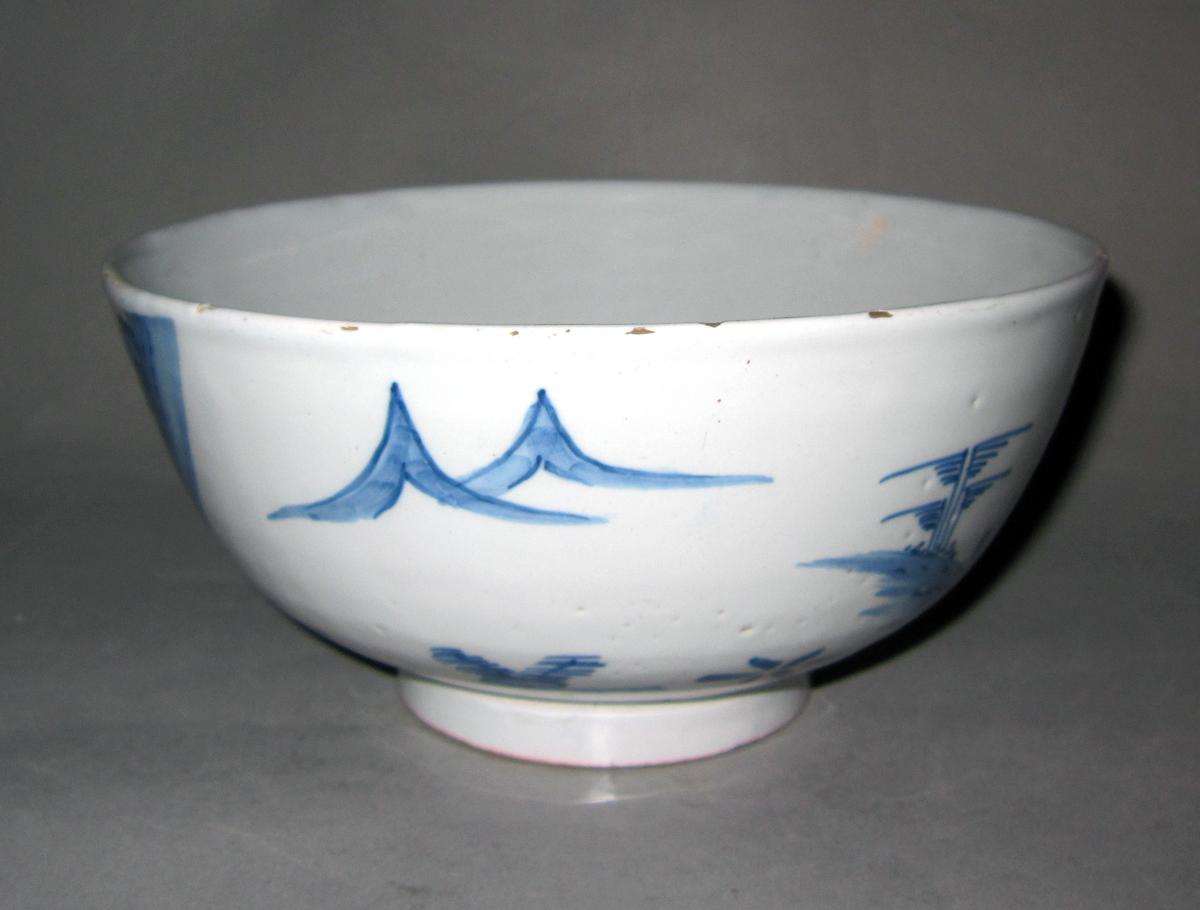 1964.2128 Delft punch bowl face two