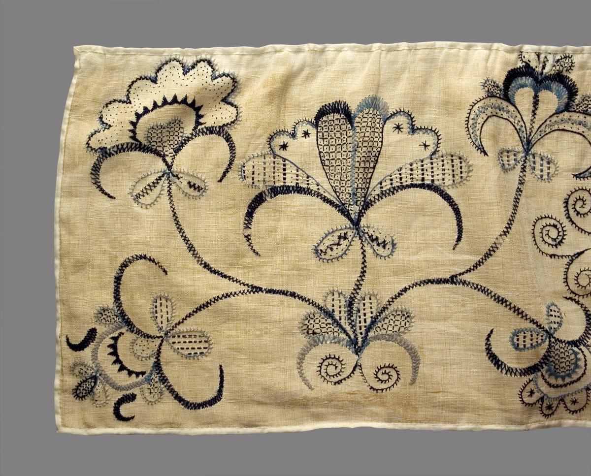 1955.0658 E Bed Hanging, Valance, Edge Detail