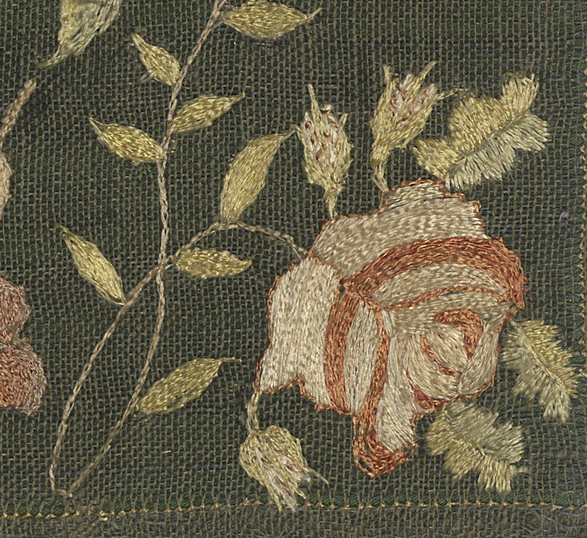 1964.2178 Needlework Picture, Detail 10