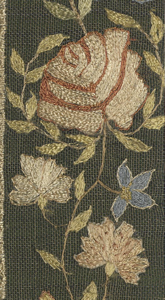 1964.2178 Needlework Picture, Detail 12