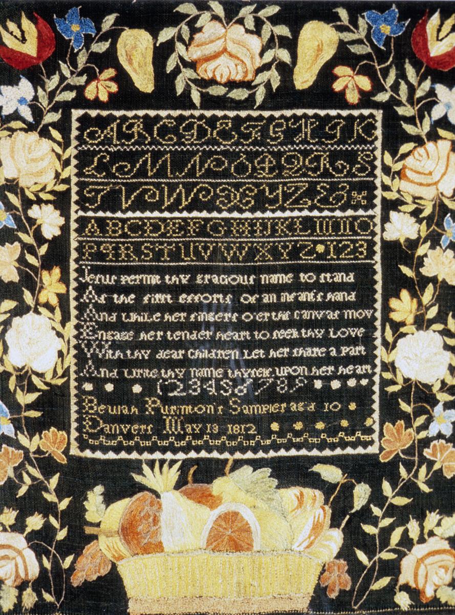 1964.2178 Needlework Picture, View 2
