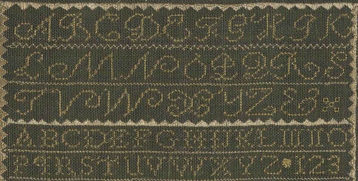 1964.2178 Needlework Picture, Detail 2