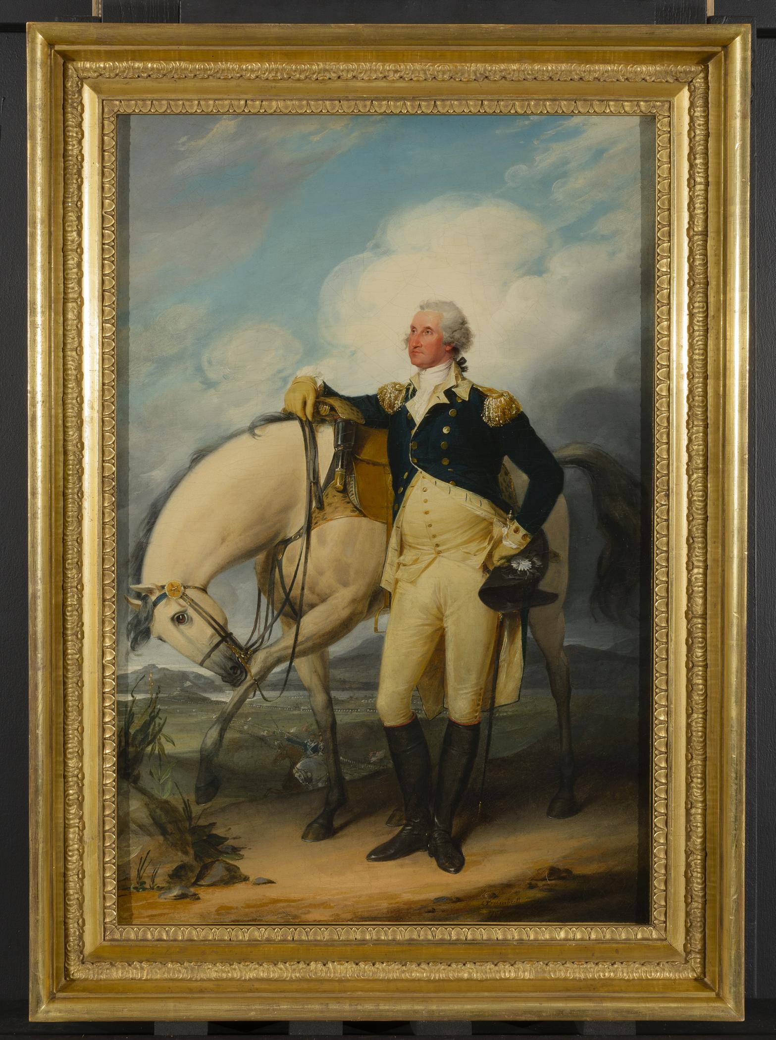 1964.2201 A Painting, B Frame, view 1