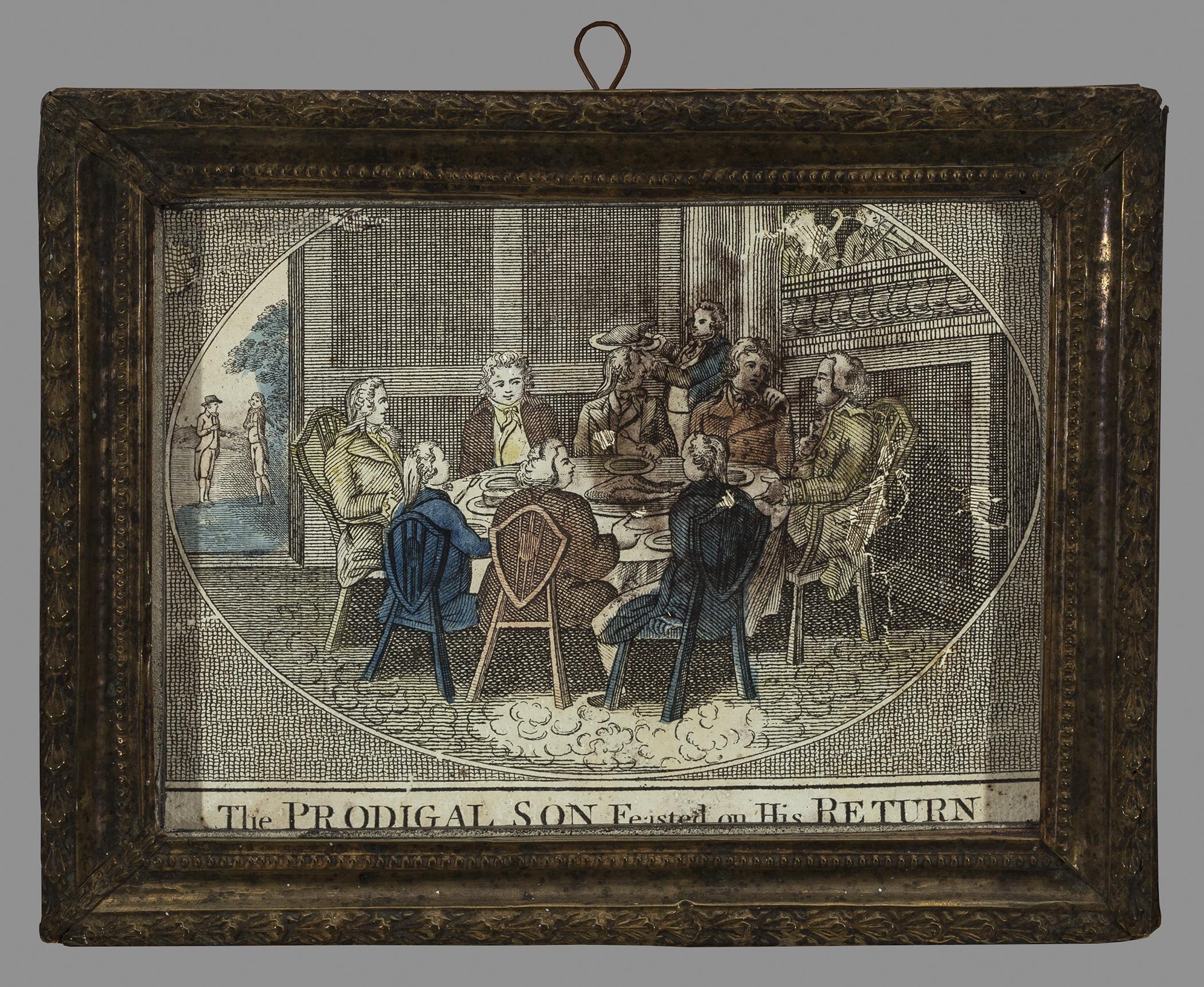 1965.0003.004 A Print, B Frame and glass, view 1