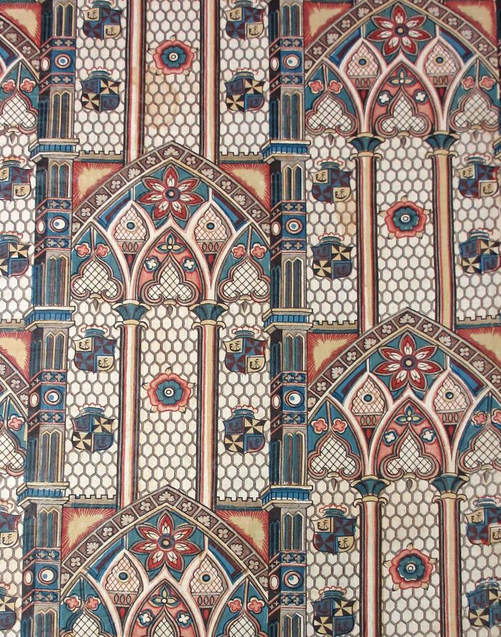 T2152 textile, printed design repeat