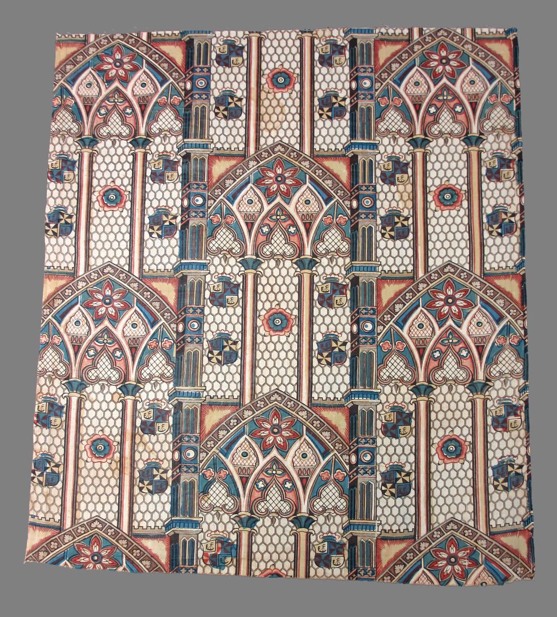 1965.0006 textile, printed obverse
