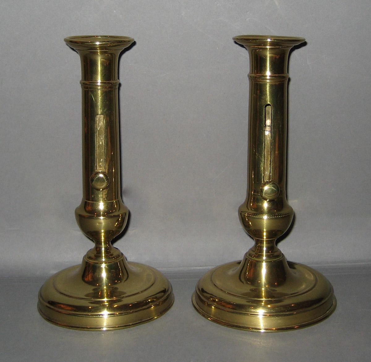 1965.0007.001 and .002 Candlesticks