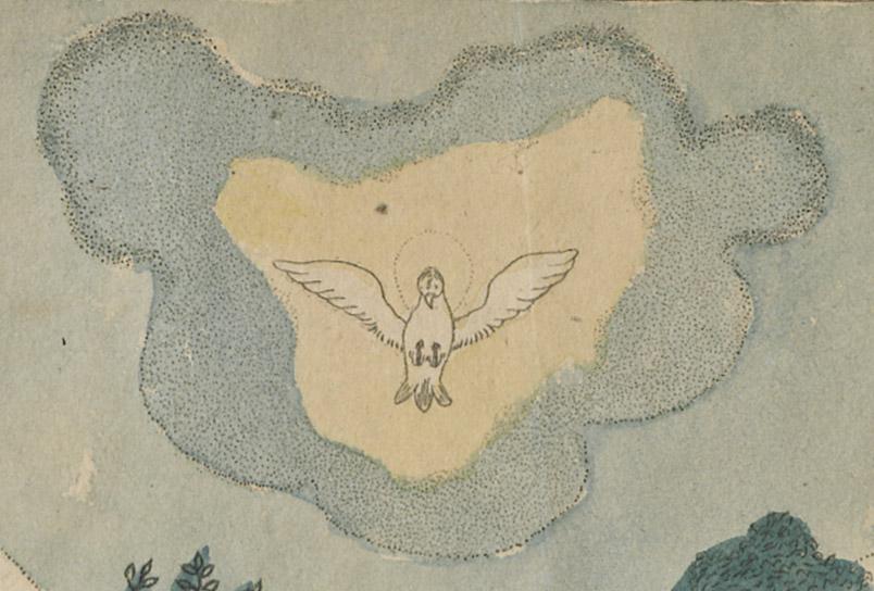 1965.0009.001 Fraktur, detail 3