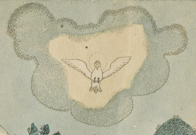 1965.0009.002 Fraktur, detail 3