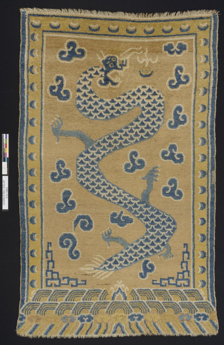 1965.0013.005 Rug, after conservation treatment