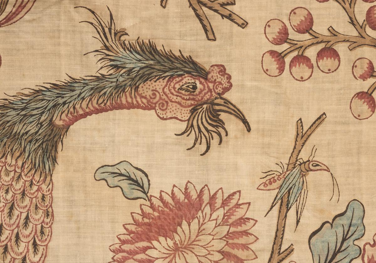 1965.0027 Textile, printed, detail 5