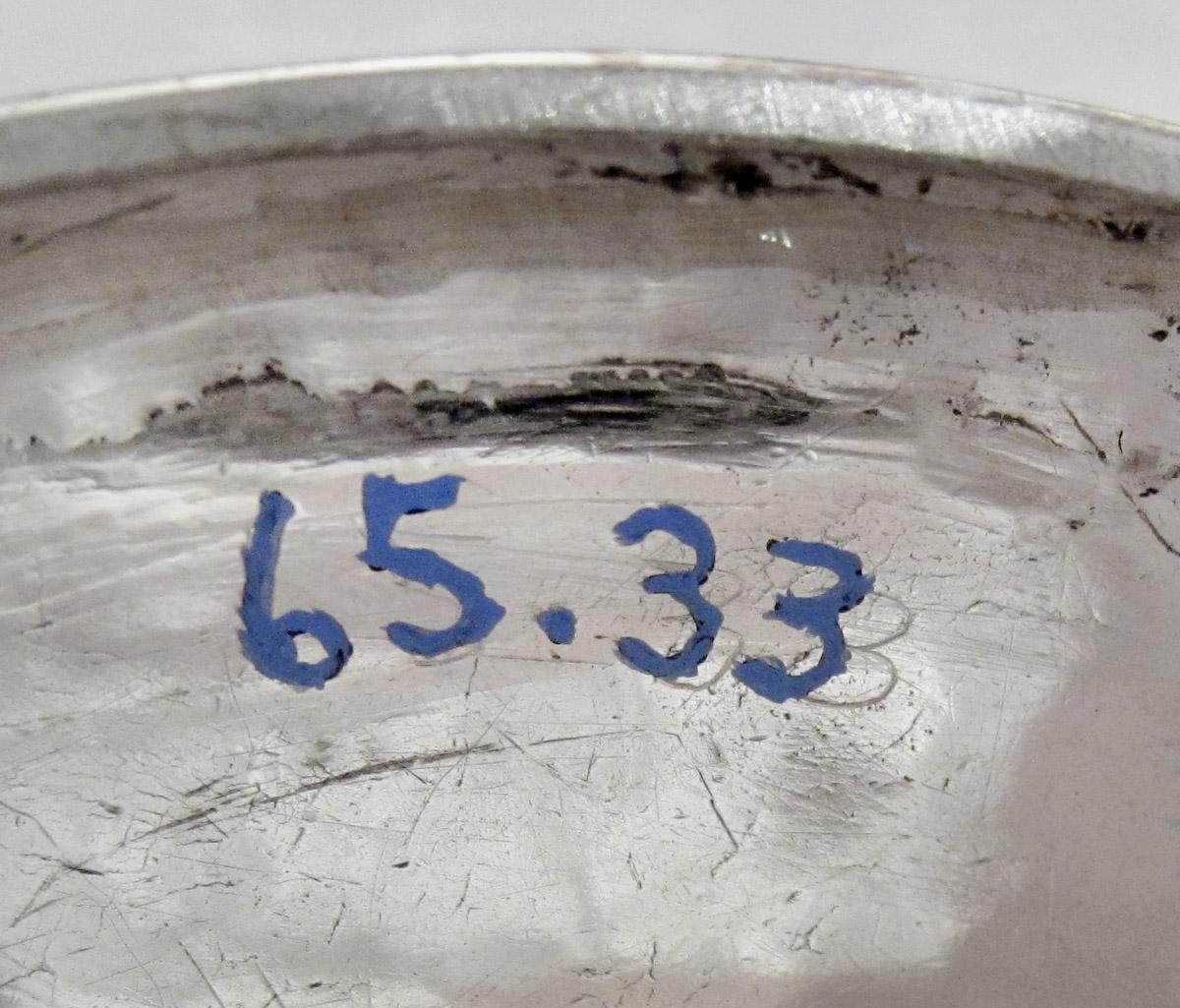 1965.0033 Tankard, inscription