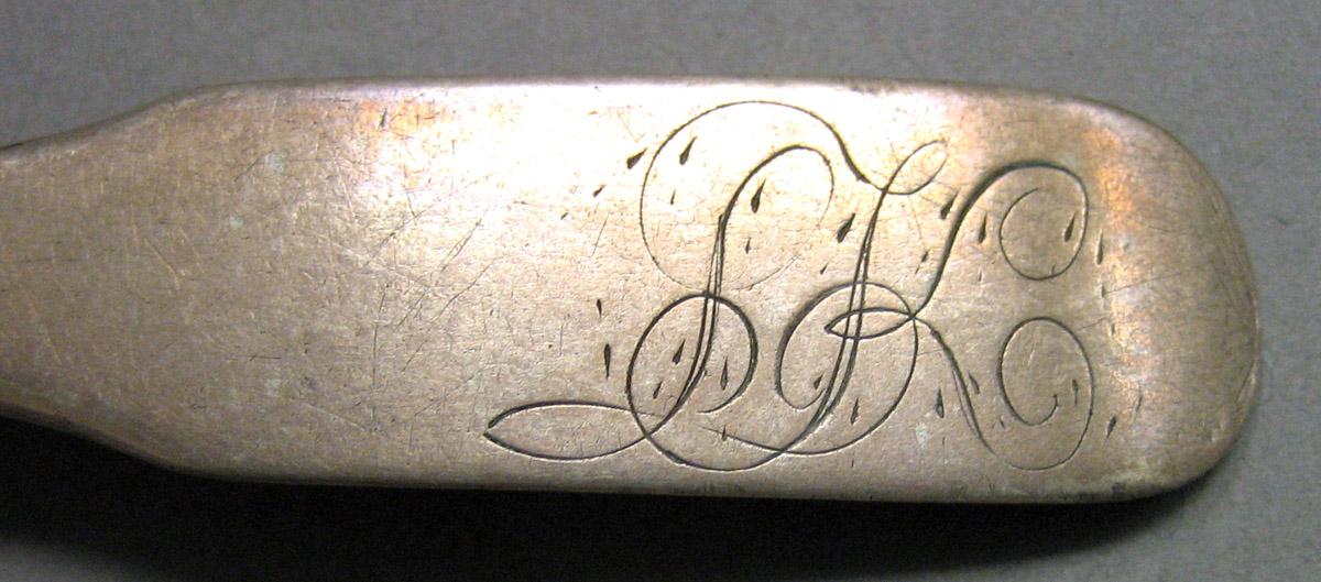 1965.0040.001 Silver Spoon engraving